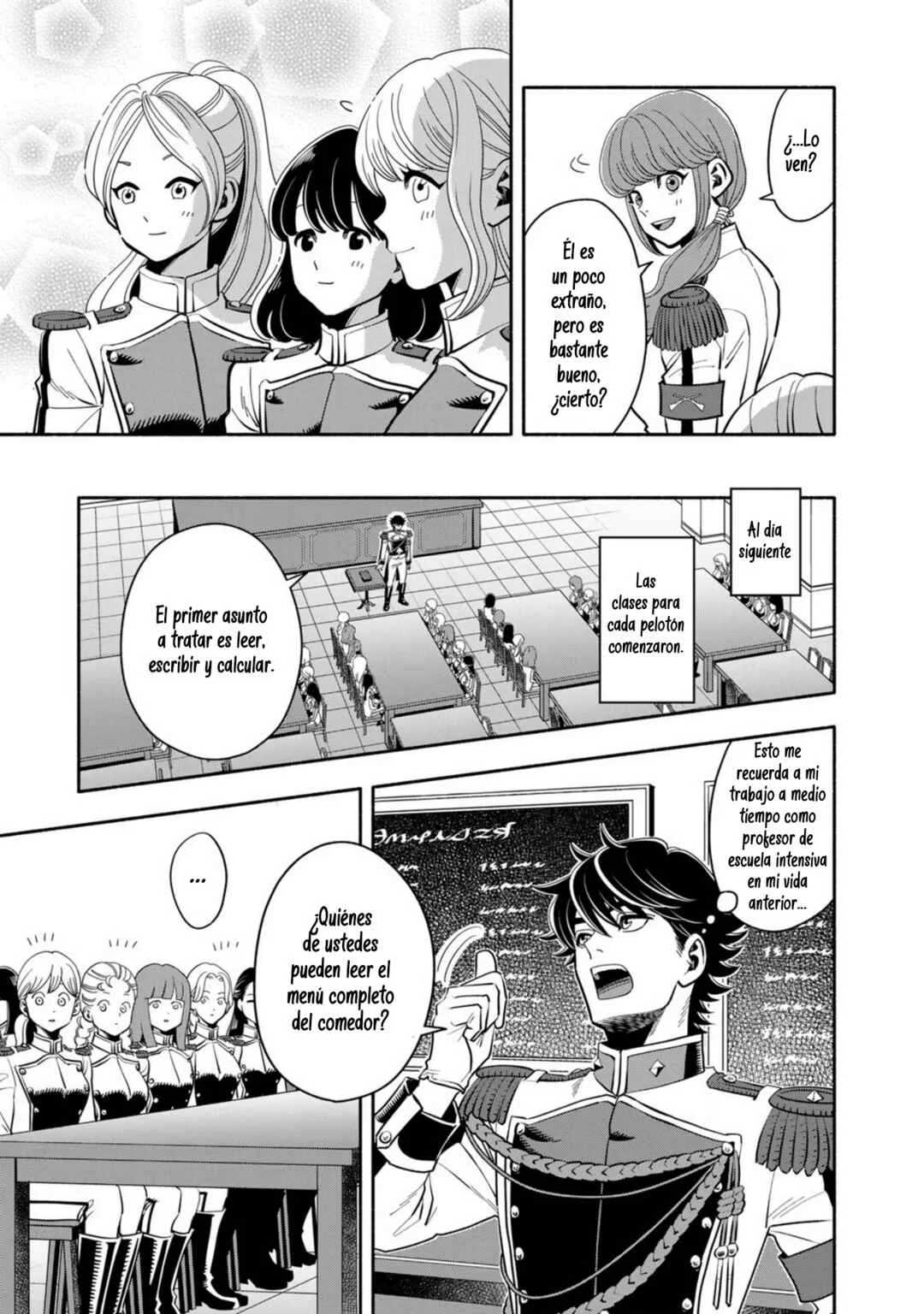 Musket Girls! ~Tensei Sanbou to Senretsu Otome-tachi~ Capítulo 3: ¡El oficial de personal "La Parca" da clases! - Page 11