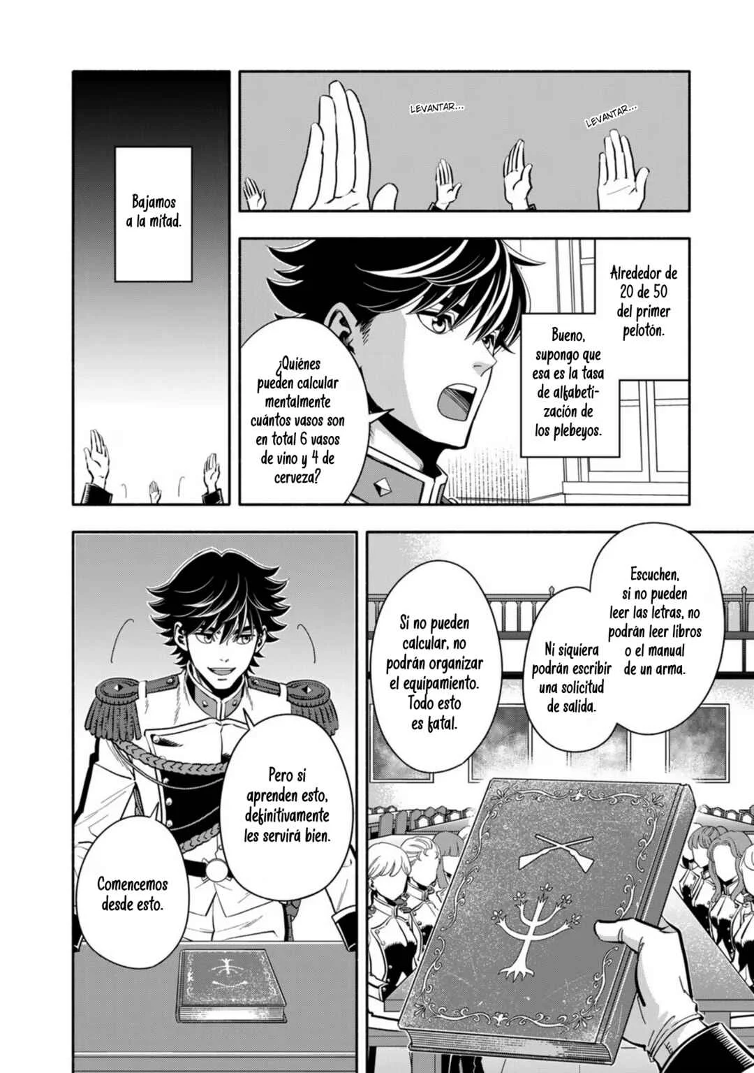Musket Girls! ~Tensei Sanbou to Senretsu Otome-tachi~ Capítulo 3: ¡El oficial de personal "La Parca" da clases! - Page 12
