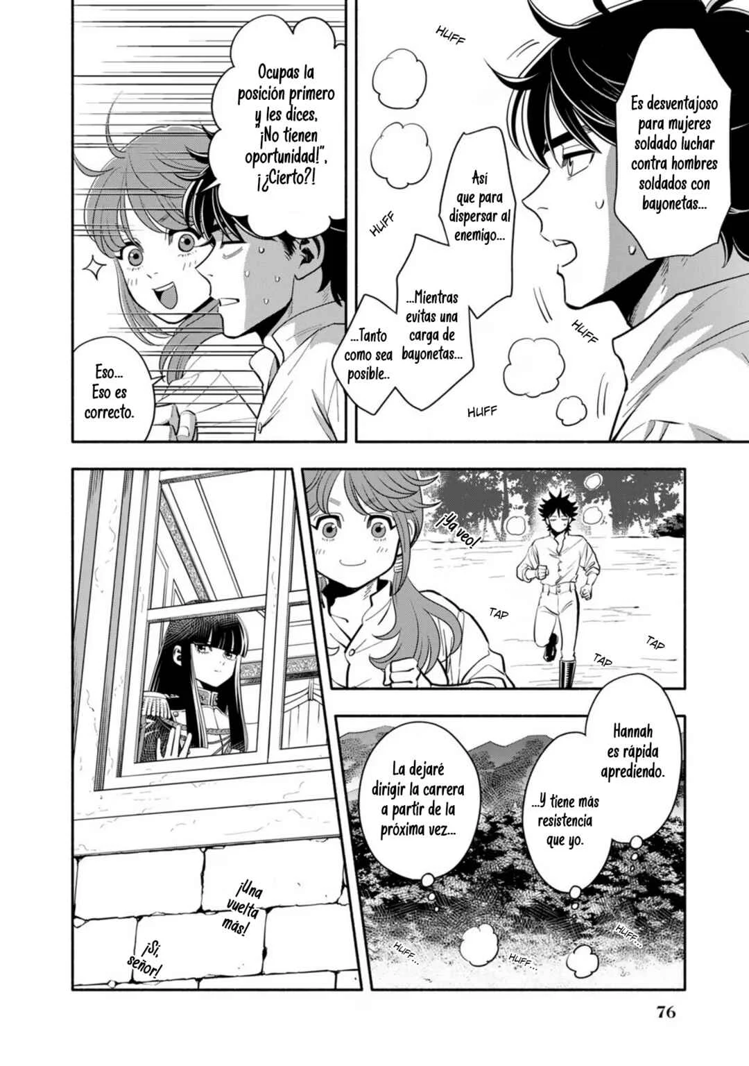 Musket Girls! ~Tensei Sanbou to Senretsu Otome-tachi~ Capítulo 3: ¡El oficial de personal "La Parca" da clases! - Page 14