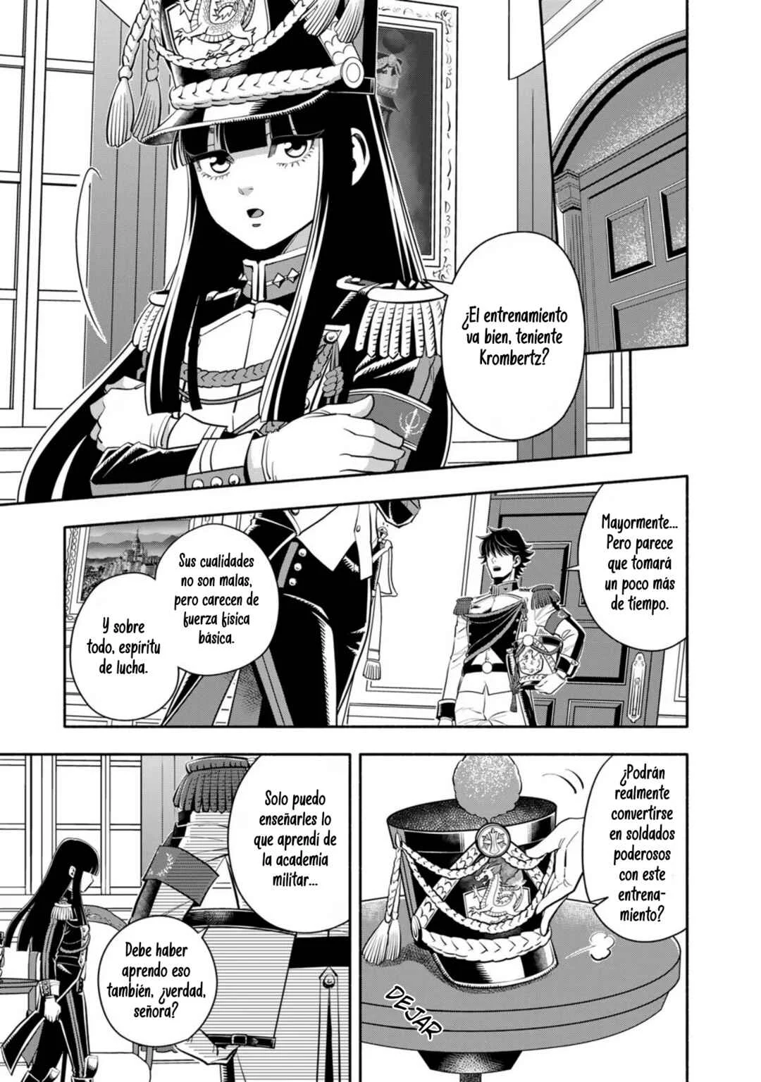 Musket Girls! ~Tensei Sanbou to Senretsu Otome-tachi~ Capítulo 3: ¡El oficial de personal "La Parca" da clases! - Page 15