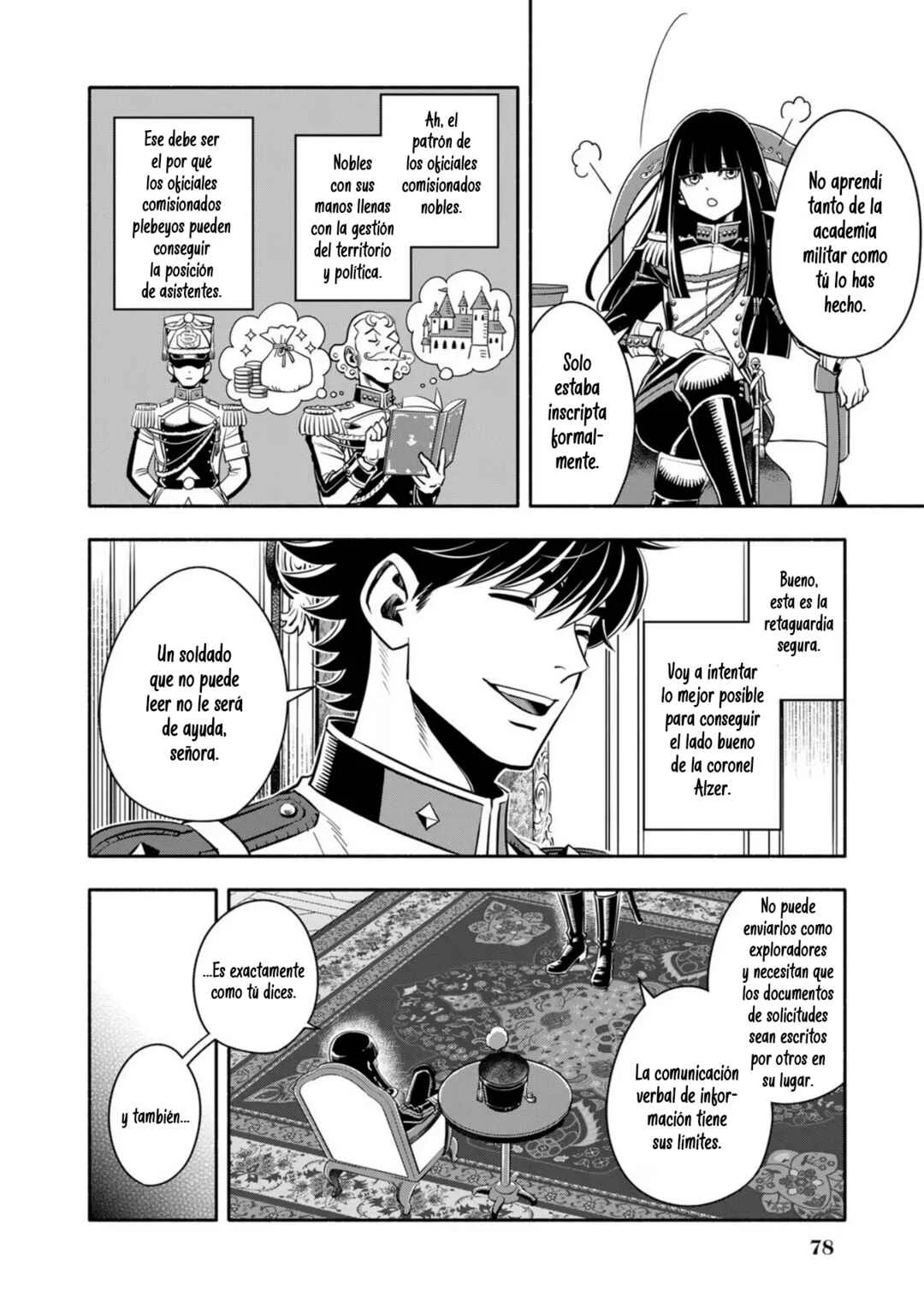 Musket Girls! ~Tensei Sanbou to Senretsu Otome-tachi~ Capítulo 3: ¡El oficial de personal "La Parca" da clases! - Page 16