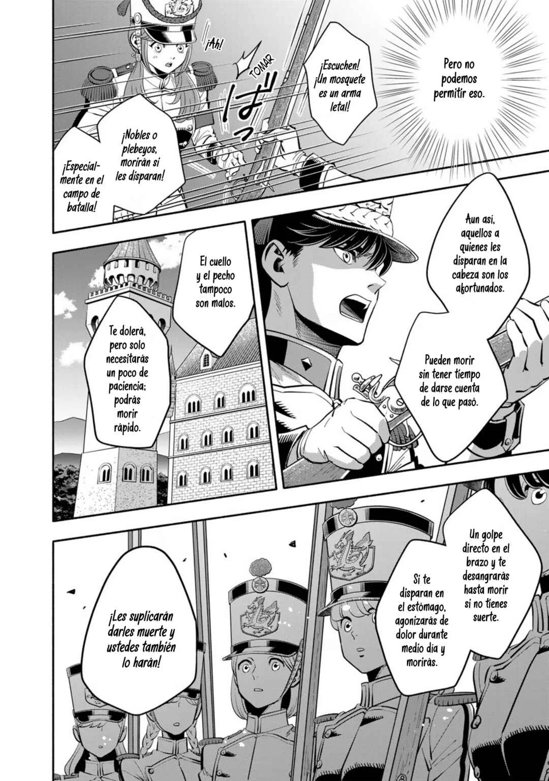 Musket Girls! ~Tensei Sanbou to Senretsu Otome-tachi~ Capítulo 3: ¡El oficial de personal "La Parca" da clases! - Page 20