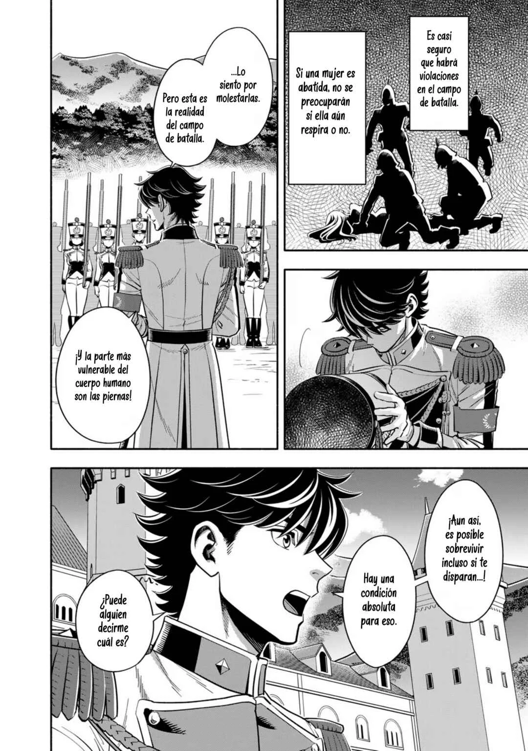 Musket Girls! ~Tensei Sanbou to Senretsu Otome-tachi~ Capítulo 3: ¡El oficial de personal "La Parca" da clases! - Page 22