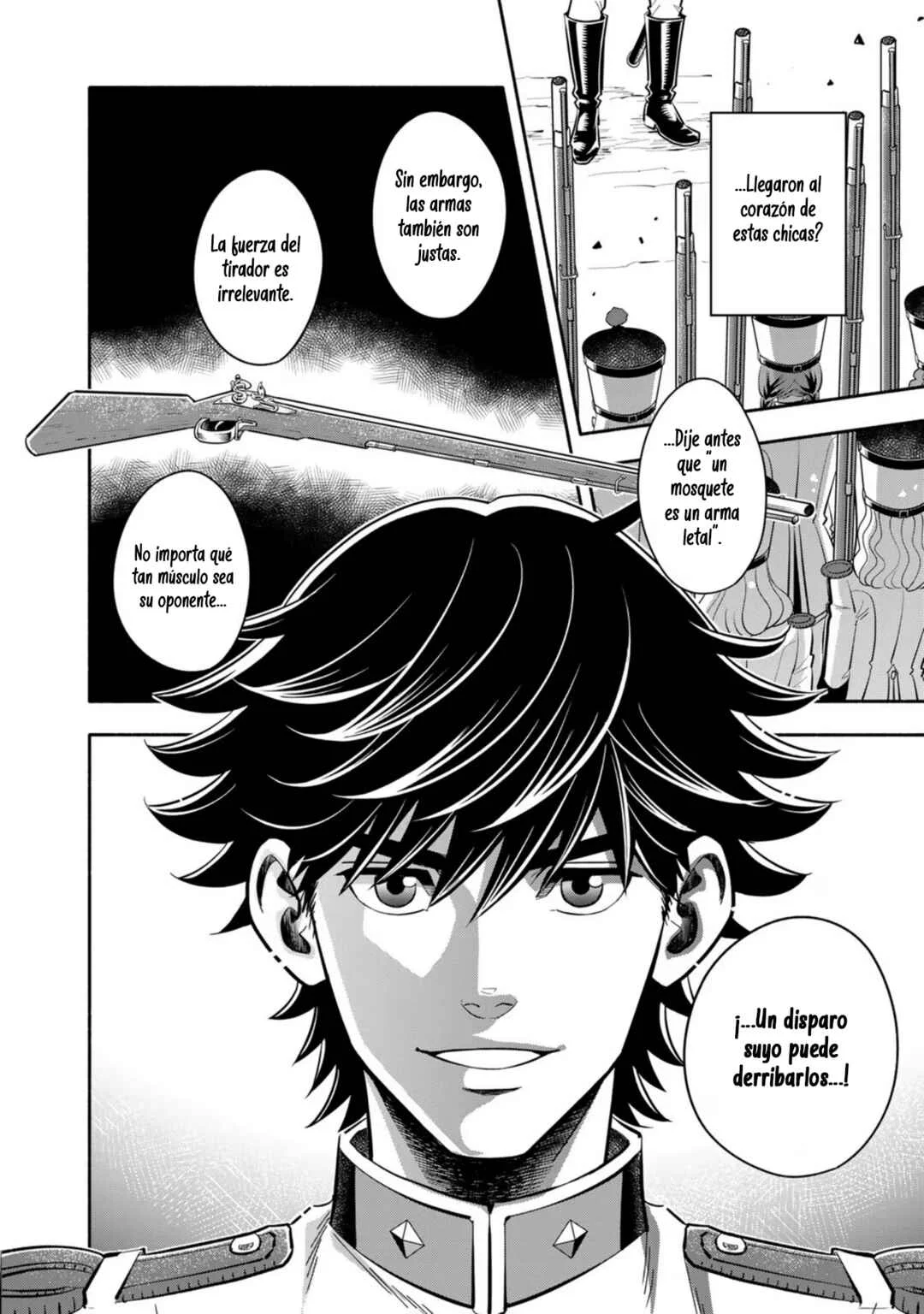 Musket Girls! ~Tensei Sanbou to Senretsu Otome-tachi~ Capítulo 3: ¡El oficial de personal "La Parca" da clases! - Page 24