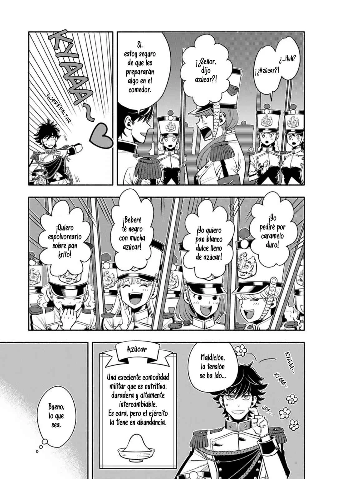 Musket Girls! ~Tensei Sanbou to Senretsu Otome-tachi~ Capítulo 3: ¡El oficial de personal "La Parca" da clases! - Page 27