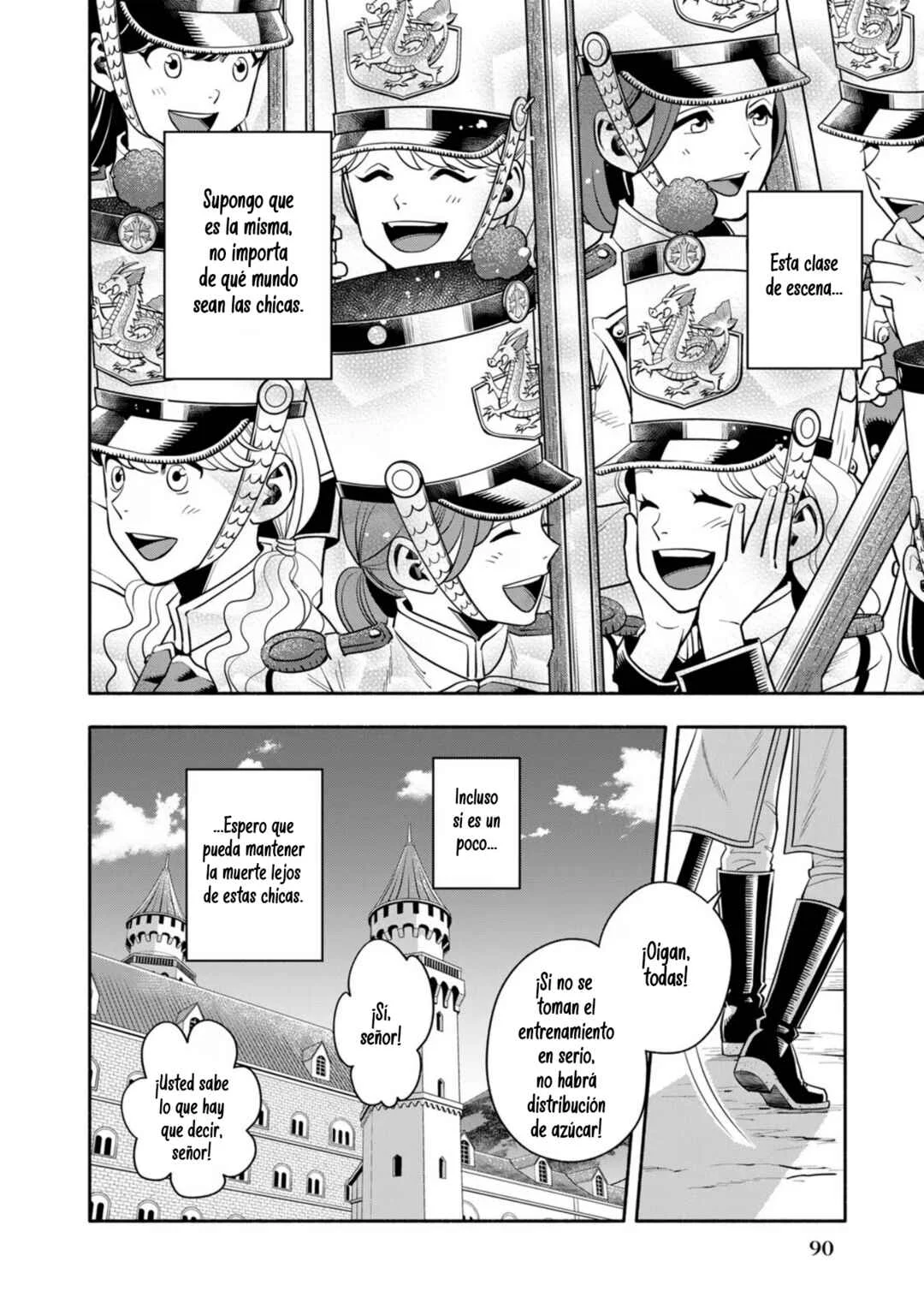 Musket Girls! ~Tensei Sanbou to Senretsu Otome-tachi~ Capítulo 3: ¡El oficial de personal "La Parca" da clases! - Page 28