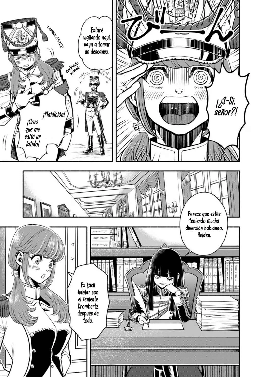 Musket Girls! ~Tensei Sanbou to Senretsu Otome-tachi~ Capítulo 4: El oficial de personal "La Parca" y el plan de la Coronel - Page 3