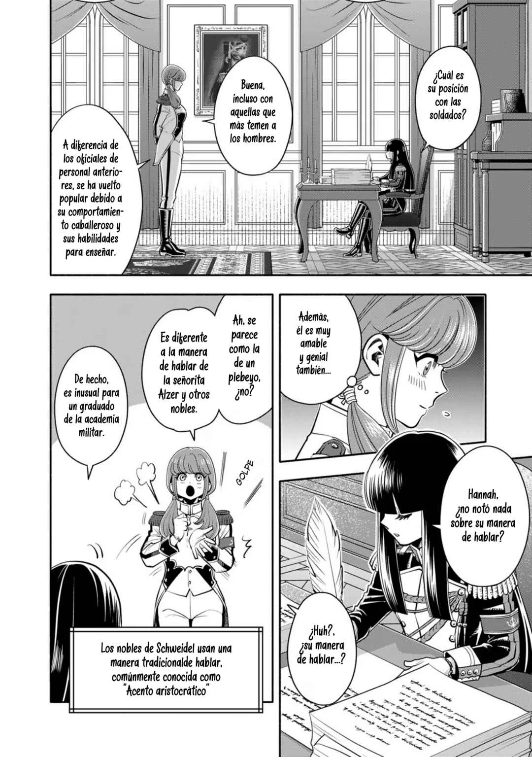 Musket Girls! ~Tensei Sanbou to Senretsu Otome-tachi~ Capítulo 4: El oficial de personal "La Parca" y el plan de la Coronel - Page 4