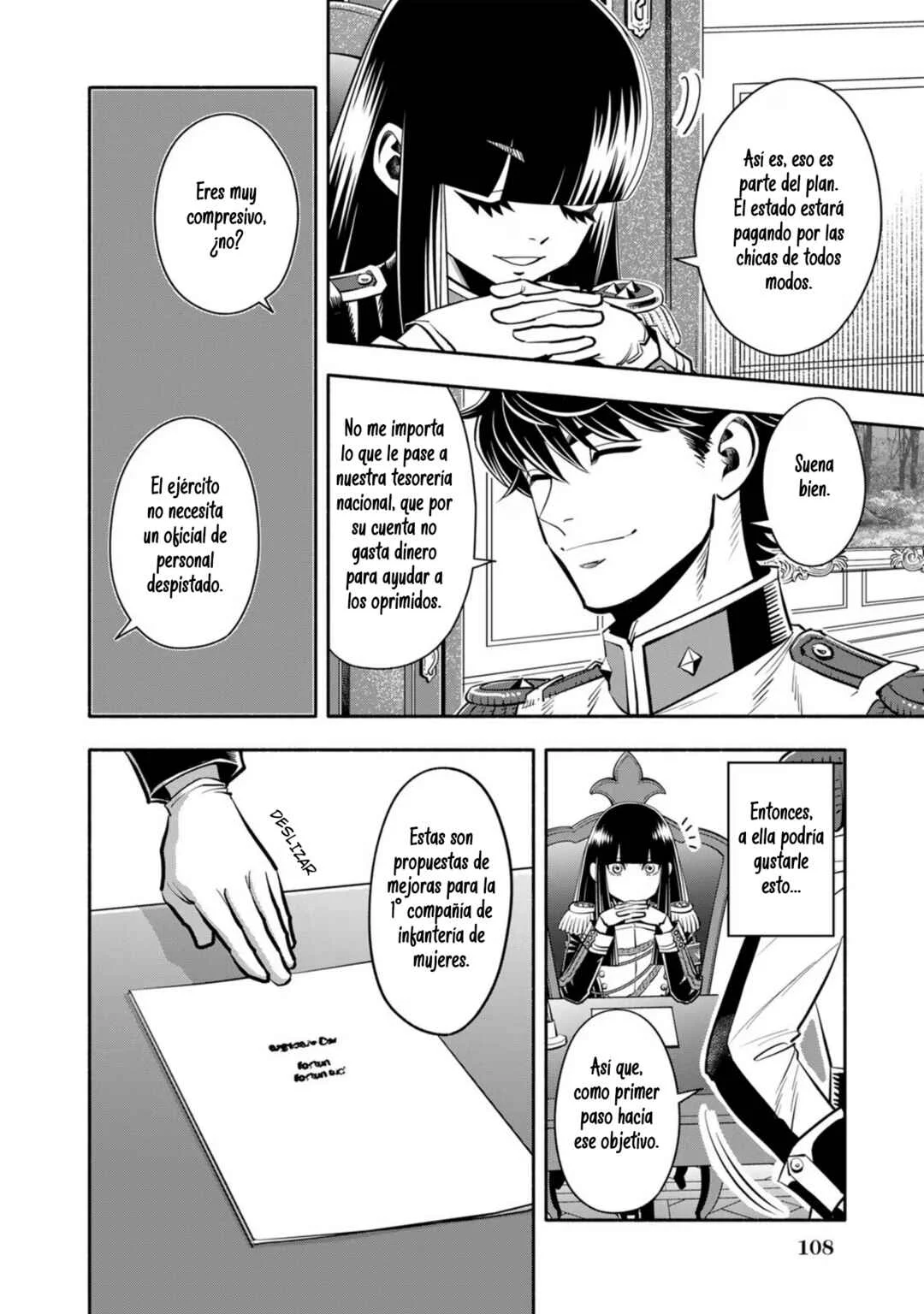 Musket Girls! ~Tensei Sanbou to Senretsu Otome-tachi~ Capítulo 4: El oficial de personal "La Parca" y el plan de la Coronel - Page 18