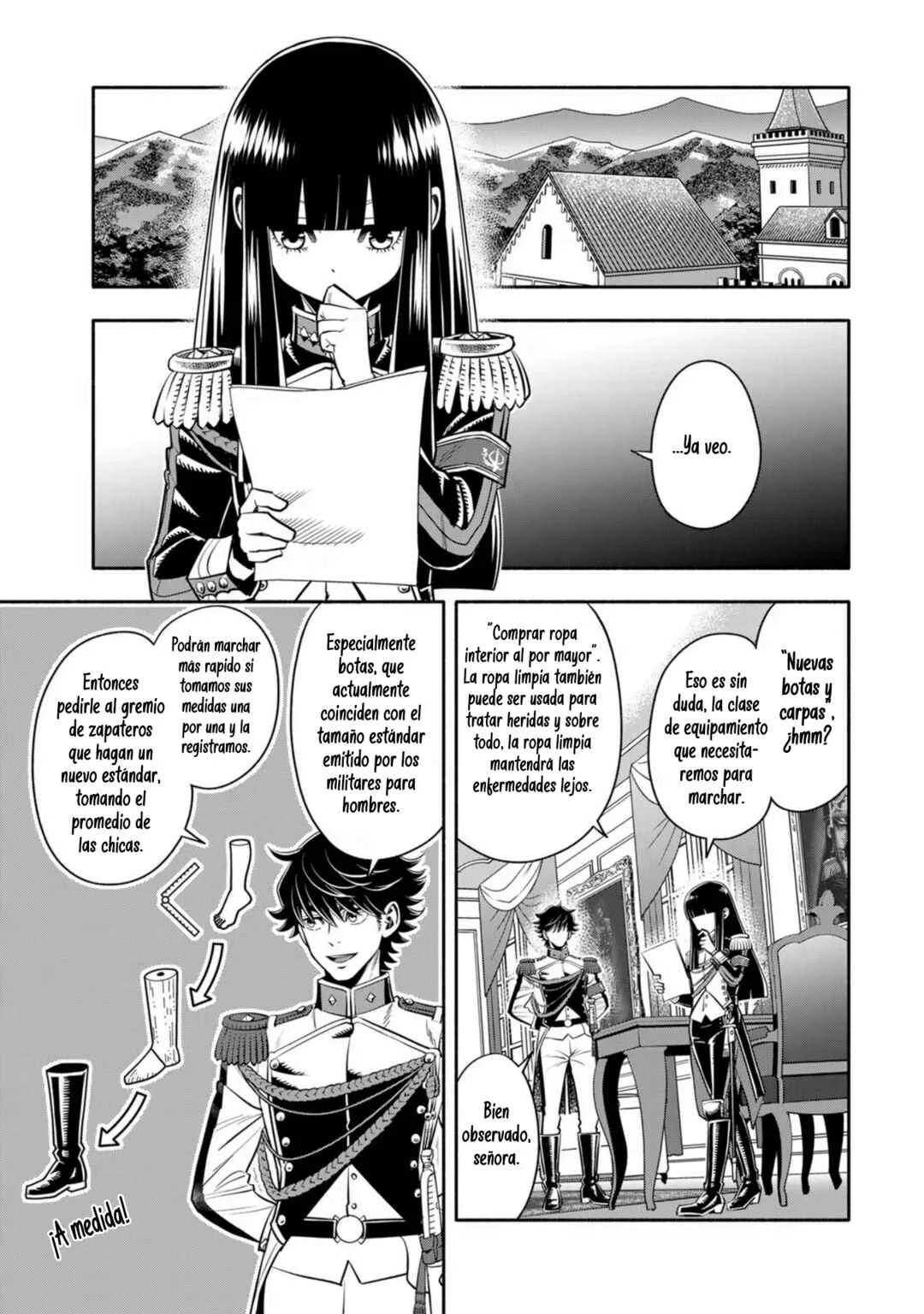 Musket Girls! ~Tensei Sanbou to Senretsu Otome-tachi~ Capítulo 4: El oficial de personal "La Parca" y el plan de la Coronel - Page 19