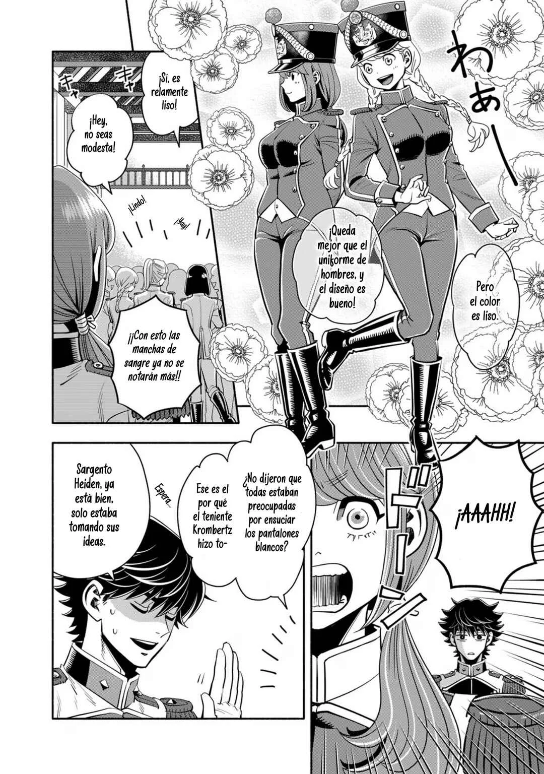 Musket Girls! ~Tensei Sanbou to Senretsu Otome-tachi~ Capítulo 4: El oficial de personal "La Parca" y el plan de la Coronel - Page 24