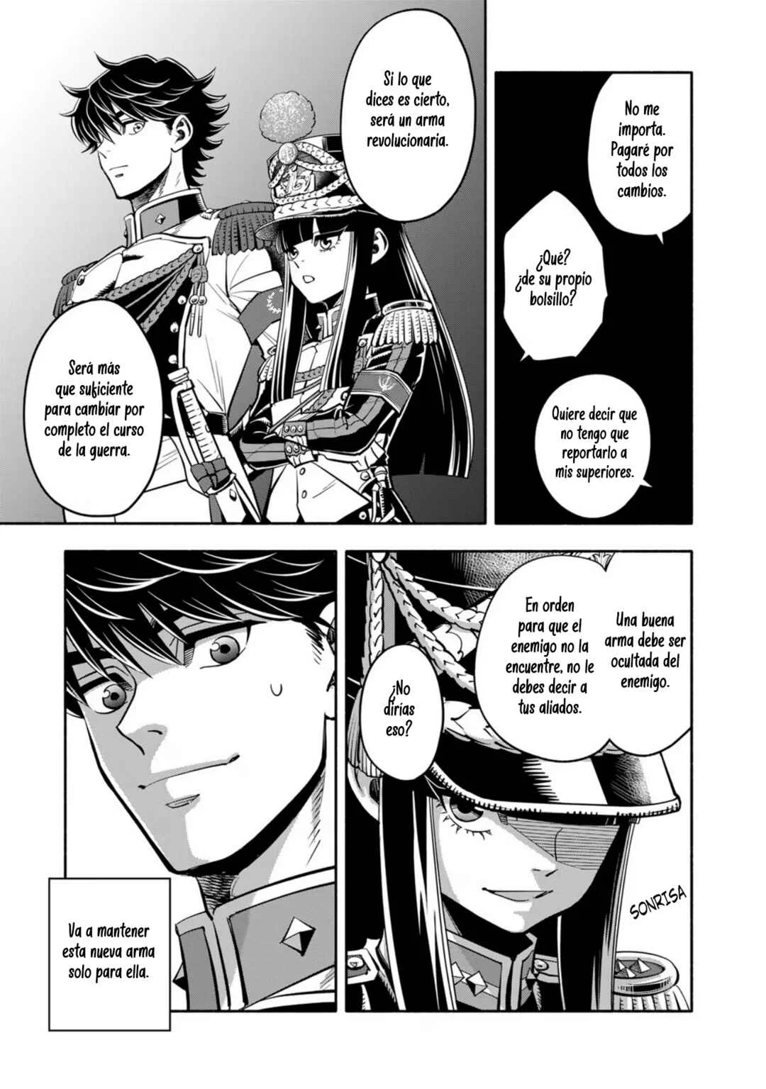 Musket Girls! ~Tensei Sanbou to Senretsu Otome-tachi~ Capítulo 4: El oficial de personal "La Parca" y el plan de la Coronel - Page 27