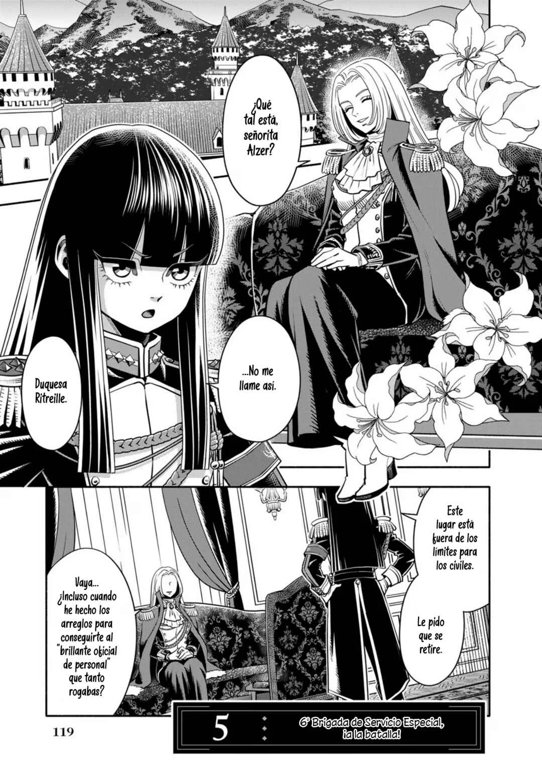 Musket Girls! ~Tensei Sanbou to Senretsu Otome-tachi~ Capítulo 5: 6° Brigada de Servicio Especial, ¡a la batalla! - Page 1