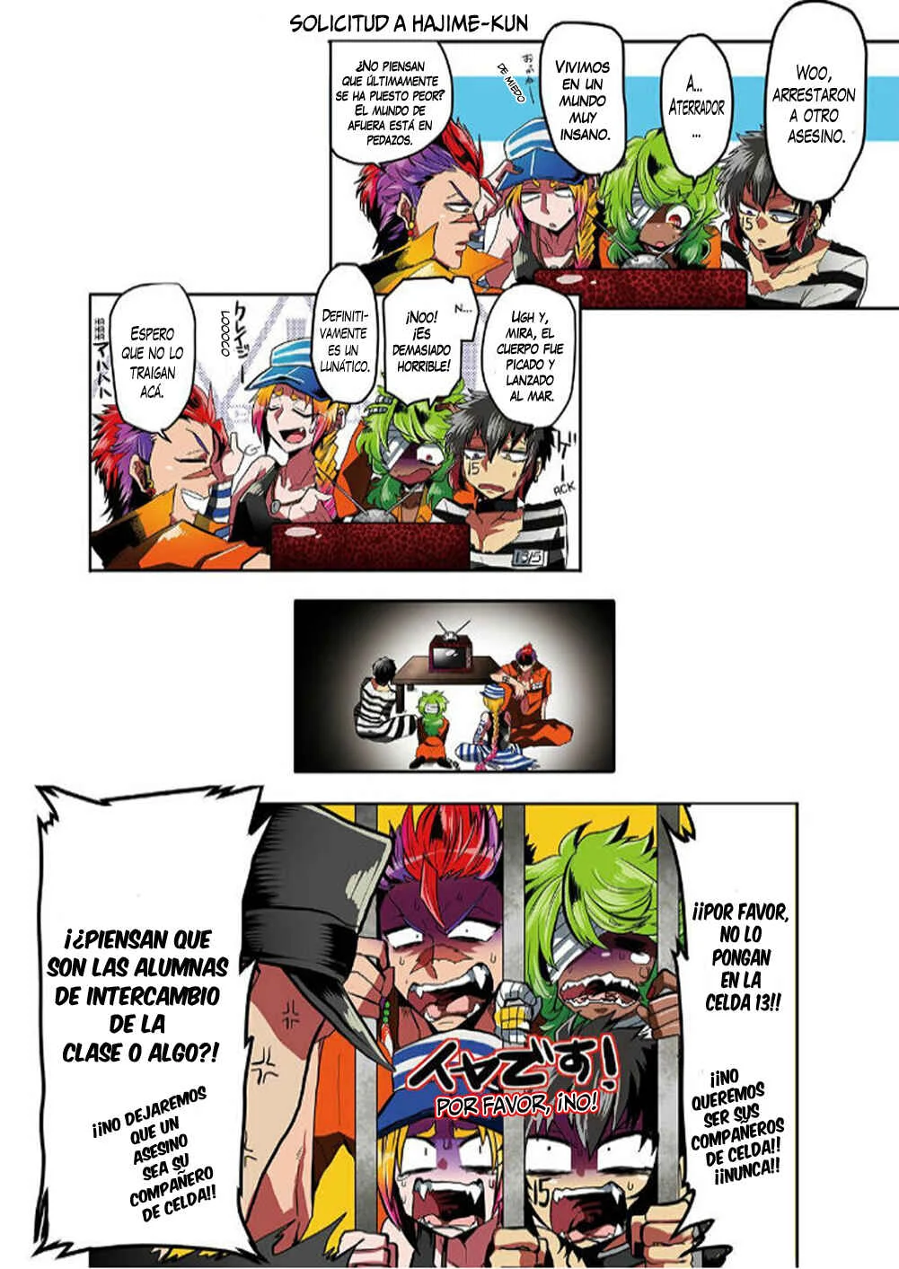 Nanbaka Capítulo 1: Prisionero x 4 + Guardia x 1 - Page 8