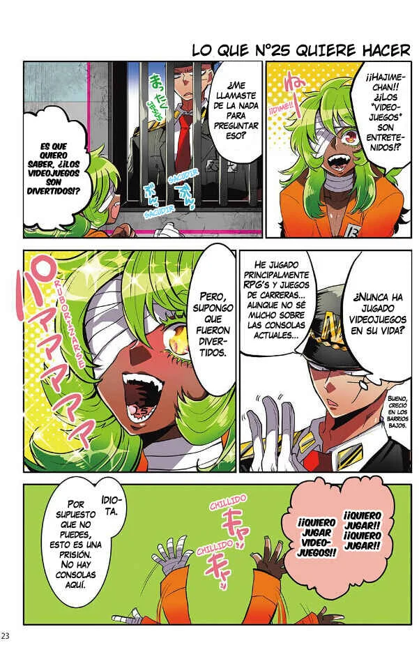 Nanbaka Capítulo 3: Lo que Nº25 Quiere hacer - Page 4