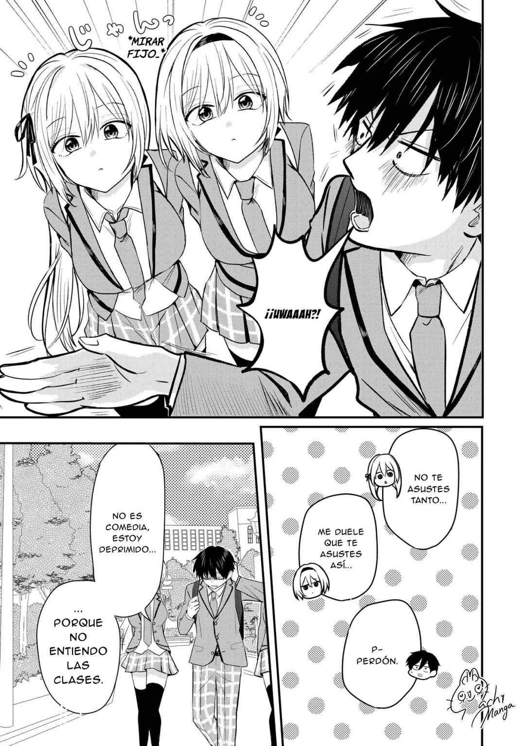 Nani no Torie mo Nai Heibon na Ore ga Bijin Futago Shimai o Inochigake de Tasuketa Kekka, Jitsu wa Yandere datta ni Futari o Gachi Horesaseteshimatta Ken Capítulo 3 - Page 9