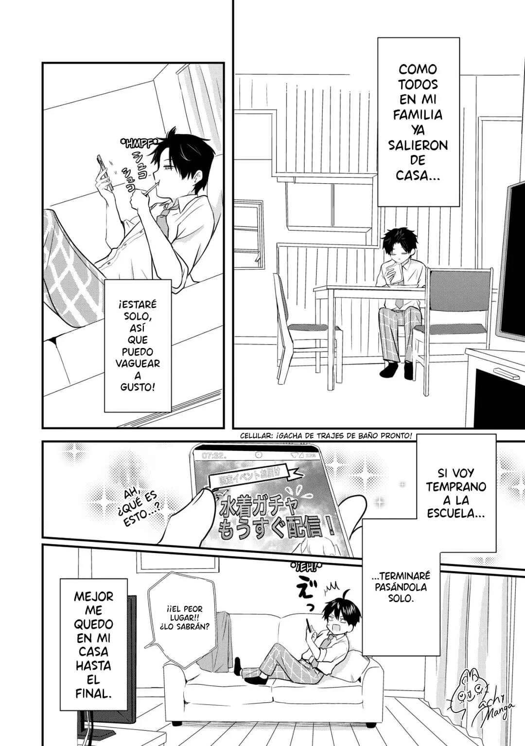 Nani no Torie mo Nai Heibon na Ore ga Bijin Futago Shimai o Inochigake de Tasuketa Kekka, Jitsu wa Yandere datta ni Futari o Gachi Horesaseteshimatta Ken Capítulo 4 - Page 2