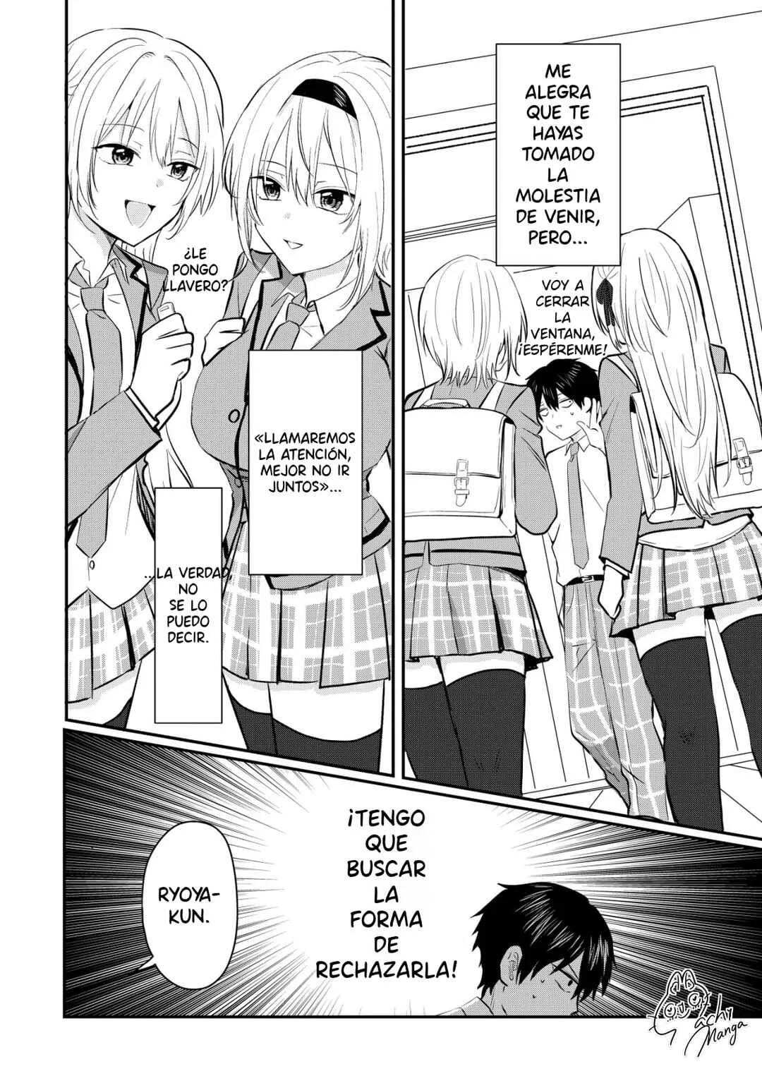 Nani no Torie mo Nai Heibon na Ore ga Bijin Futago Shimai o Inochigake de Tasuketa Kekka, Jitsu wa Yandere datta ni Futari o Gachi Horesaseteshimatta Ken Capítulo 4 - Page 6