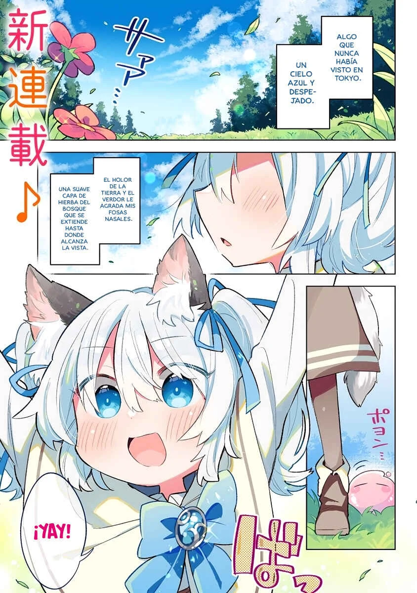Nekomimi Shoujo wa Mori de Slow Life wo Okuritai ~Mofumofu wa Shomou Shimashita ga, Seijo to ka Ouji-sama to ka wa Chuumongai desu~ Capítulo 1: La historia de mi reencarnación como chica gato - Page 1