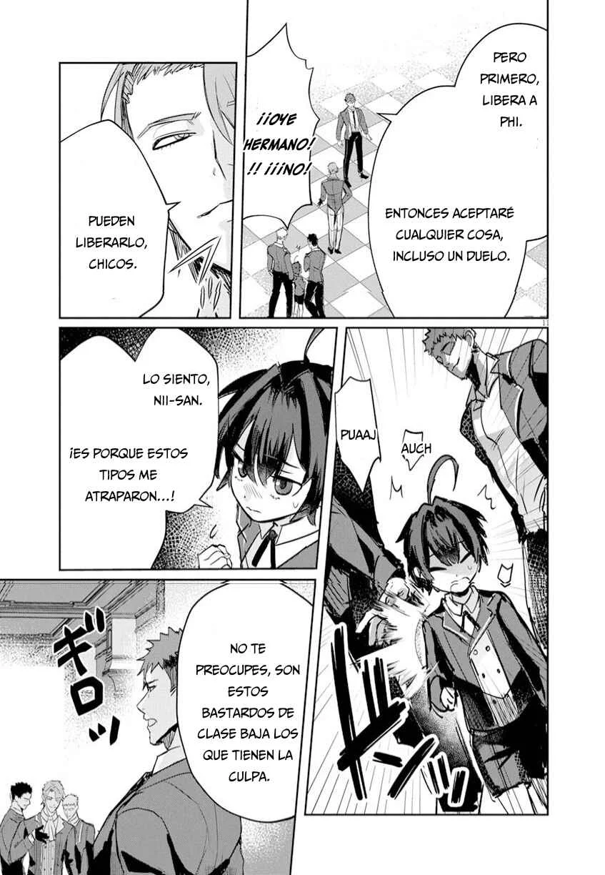 Nichiasa Suki no Otaku ga Akuyaku Seito ni Tenseishita Kekka, Hametsu Flag ga Houkaishiteiku Ken ni Tsuite Capítulo 2.1: ¡Duelo! - Page 12