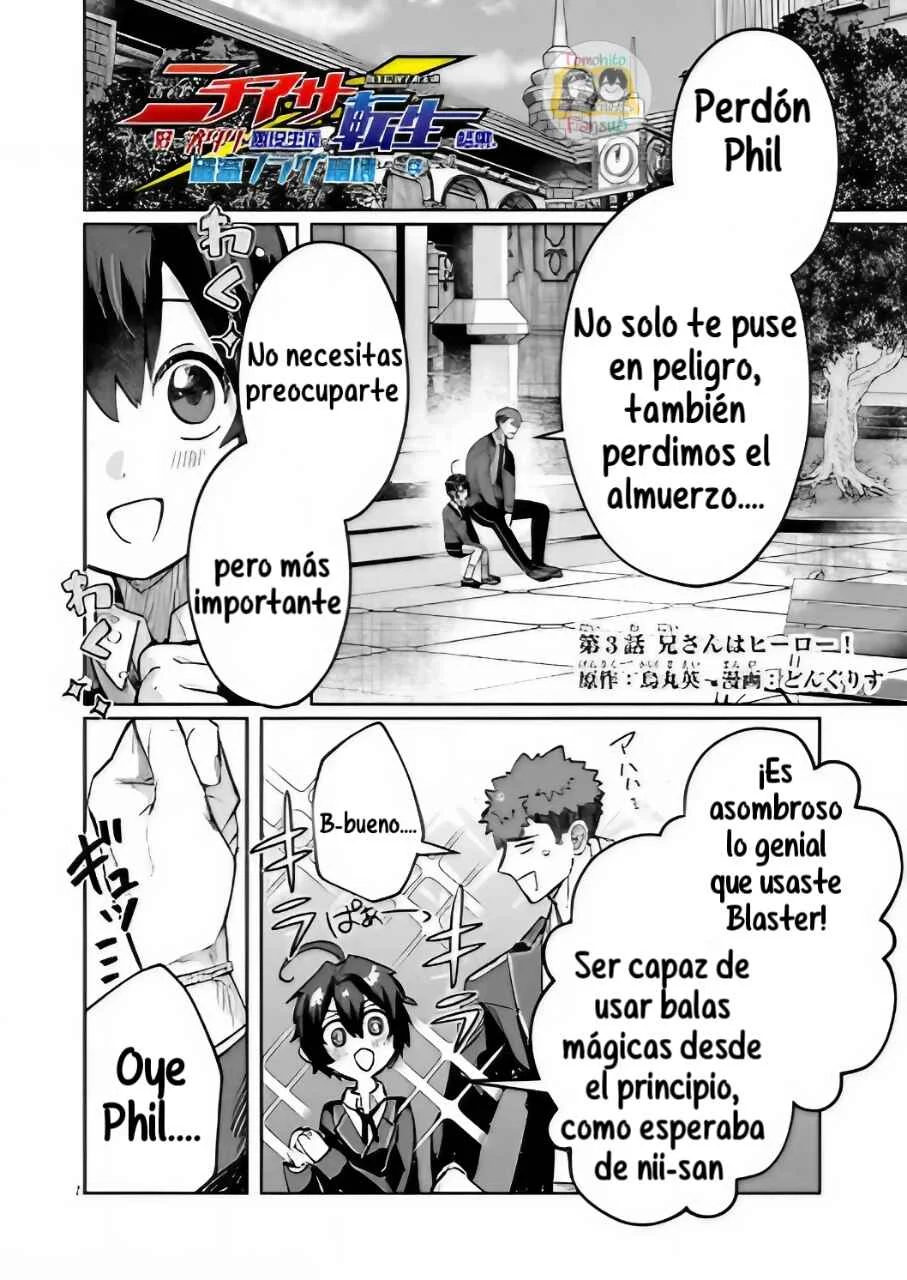 Nichiasa Suki no Otaku ga Akuyaku Seito ni Tenseishita Kekka, Hametsu Flag ga Houkaishiteiku Ken ni Tsuite Capítulo 3 - Page 3