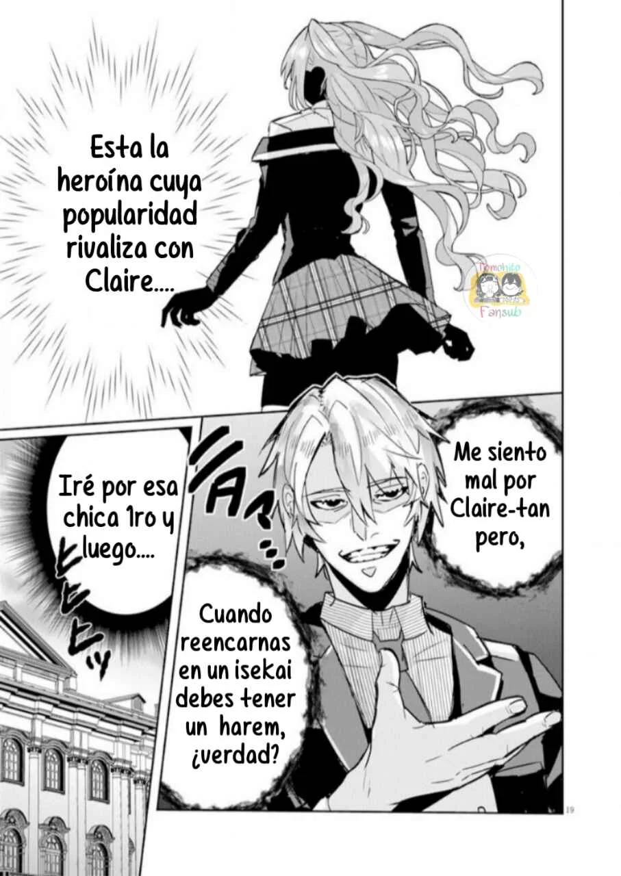 Nichiasa Suki no Otaku ga Akuyaku Seito ni Tenseishita Kekka, Hametsu Flag ga Houkaishiteiku Ken ni Tsuite Capítulo 3 - Page 21