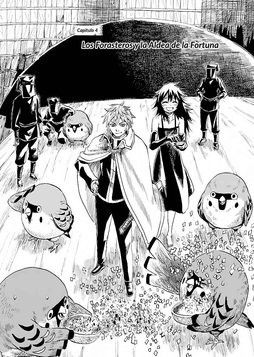 Nihonmatsu Kyoudai to Mokuzou Keikoku no Bouken Capítulo 4: Los Forasteros y la Aldea de la Fortuna - Page 4