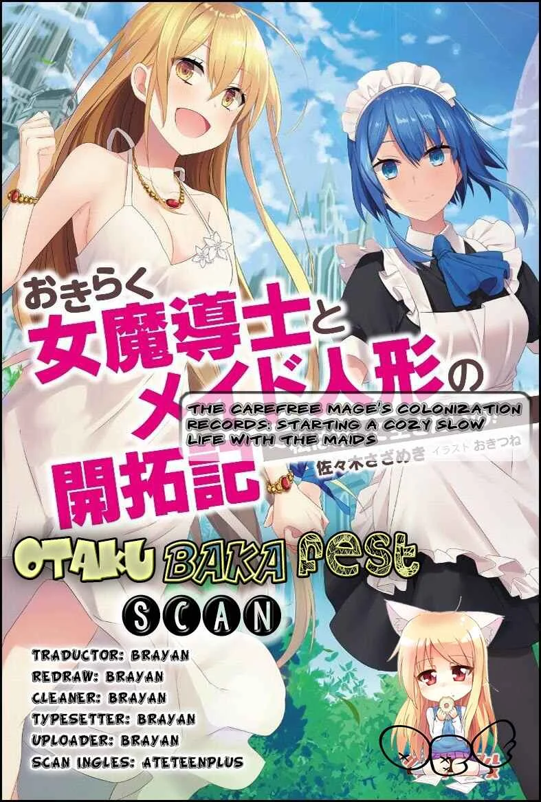Okiraku Onna Madoushi no Kaitakuki - Maid to Hajimeru Mattari Rakuraku Slow Life Capítulo 1: ¡Por un Nuevo Futuro! - Page 1