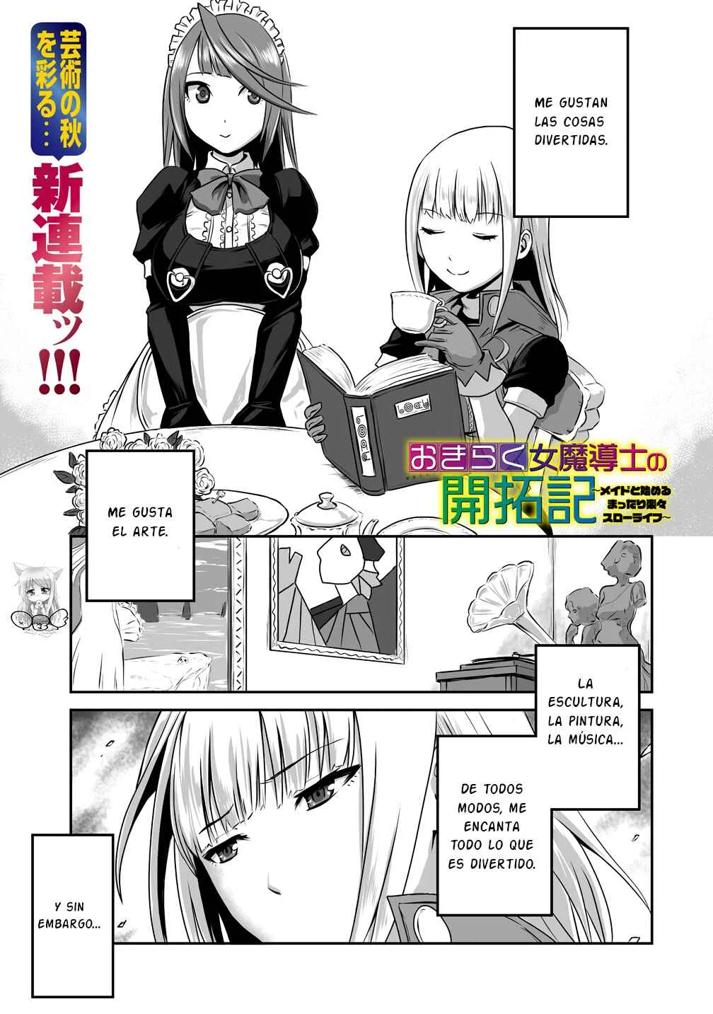 Okiraku Onna Madoushi no Kaitakuki - Maid to Hajimeru Mattari Rakuraku Slow Life Capítulo 1: ¡Por un Nuevo Futuro! - Page 2