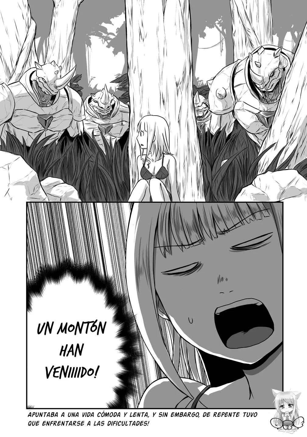 Okiraku Onna Madoushi no Kaitakuki - Maid to Hajimeru Mattari Rakuraku Slow Life Capítulo 1: ¡Por un Nuevo Futuro! - Page 23