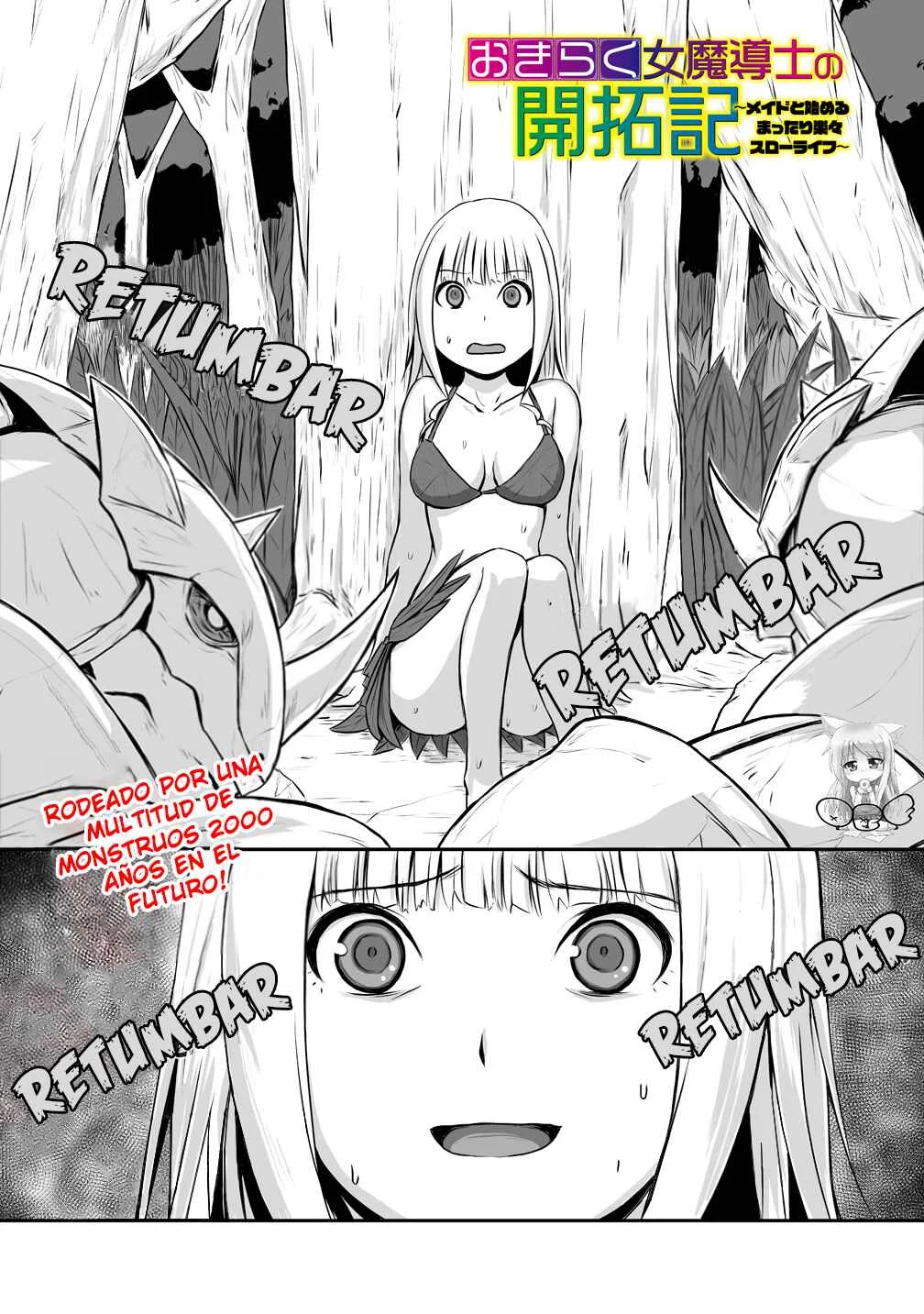 Okiraku Onna Madoushi no Kaitakuki - Maid to Hajimeru Mattari Rakuraku Slow Life Capítulo 2: ¡La Maid Golem, Cobra Vida! - Page 2