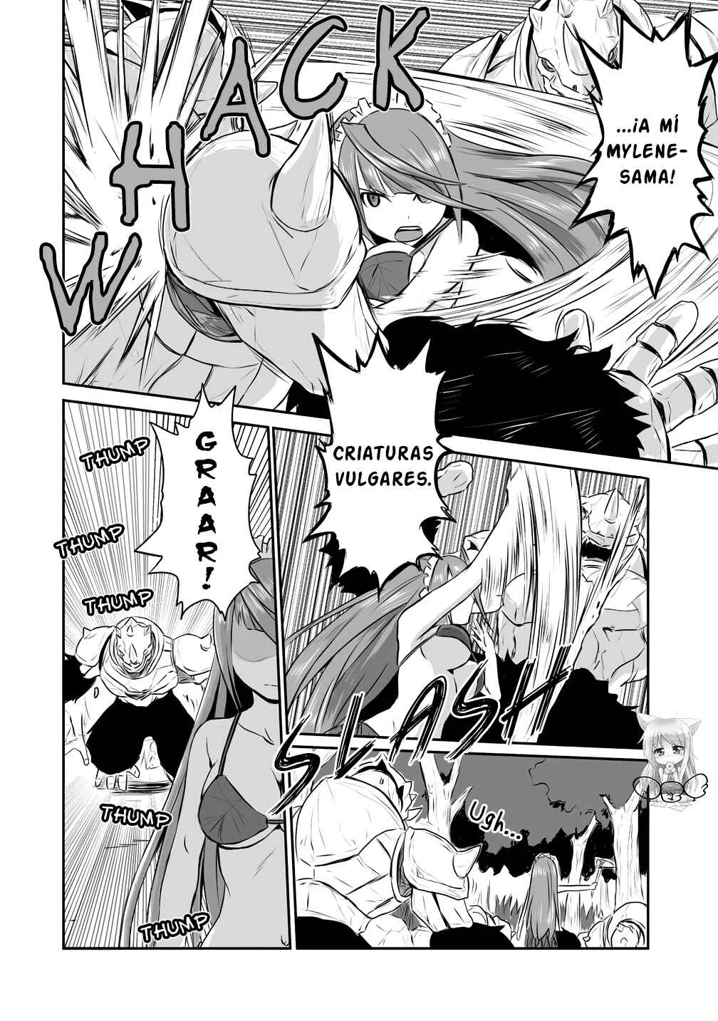 Okiraku Onna Madoushi no Kaitakuki - Maid to Hajimeru Mattari Rakuraku Slow Life Capítulo 2: ¡La Maid Golem, Cobra Vida! - Page 7
