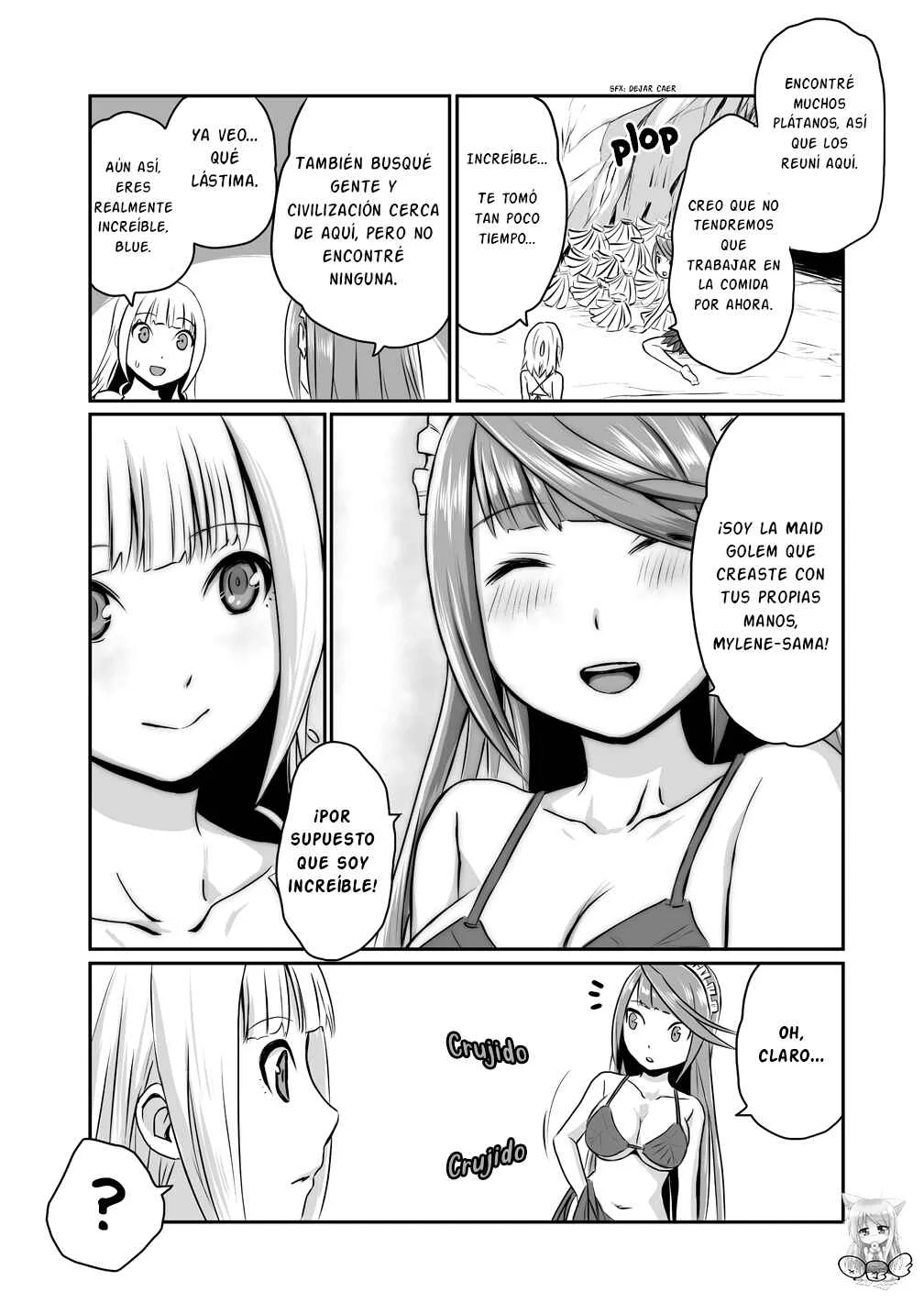 Okiraku Onna Madoushi no Kaitakuki - Maid to Hajimeru Mattari Rakuraku Slow Life Capítulo 2: ¡La Maid Golem, Cobra Vida! - Page 12