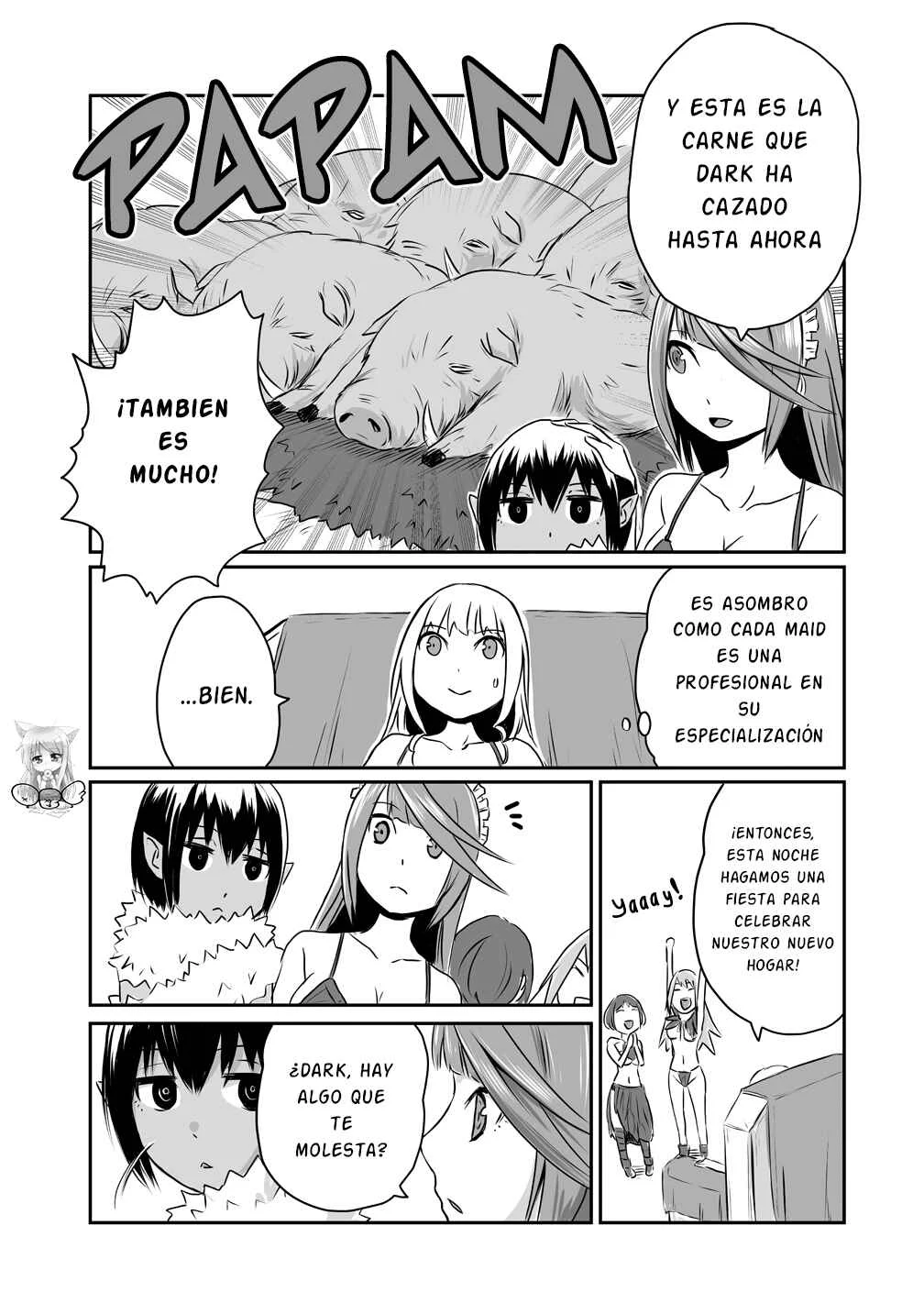 Okiraku Onna Madoushi no Kaitakuki - Maid to Hajimeru Mattari Rakuraku Slow Life Capítulo 2: ¡La Maid Golem, Cobra Vida! - Page 32