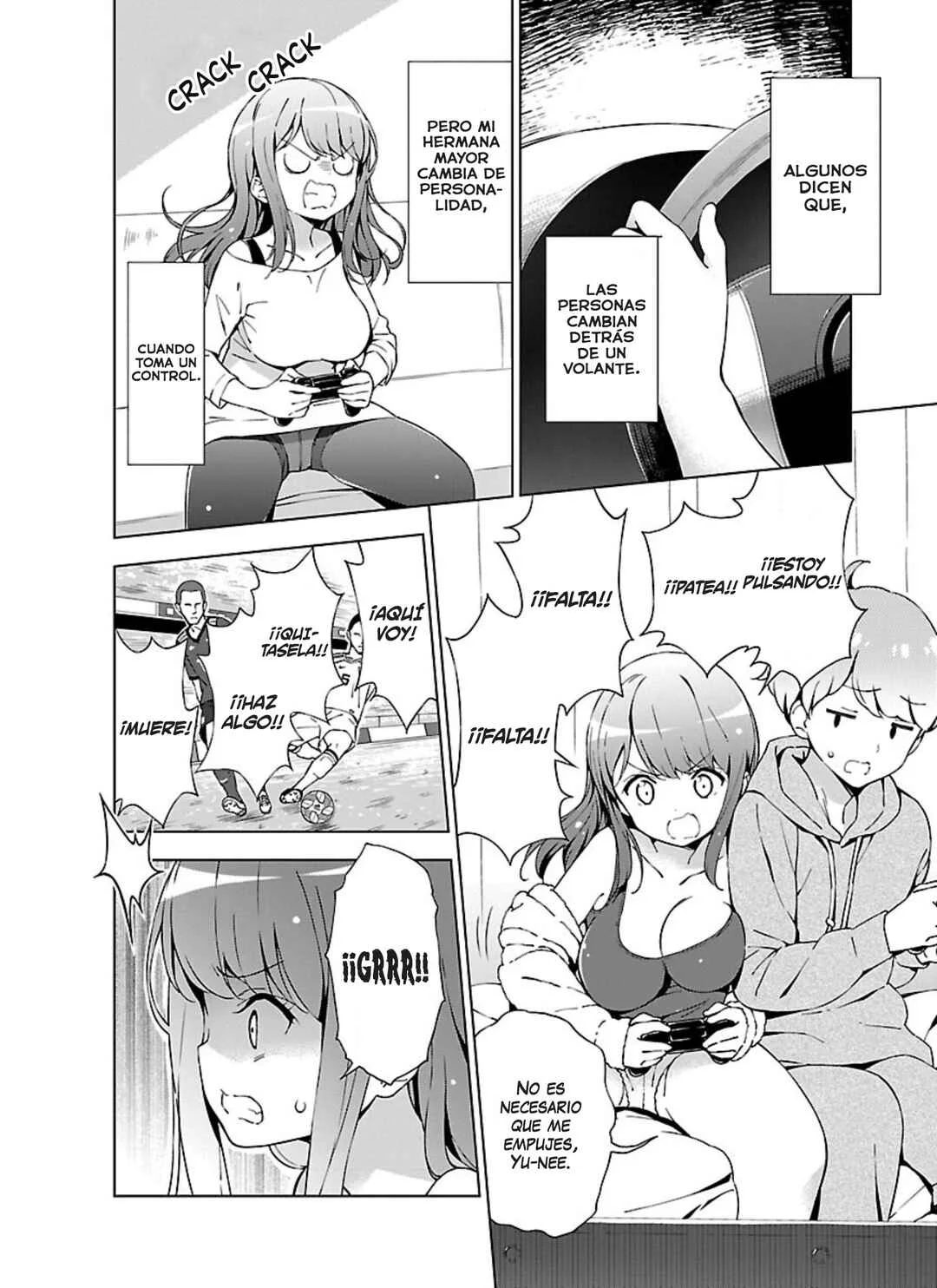 Onee-chan wa Game wo Suruto Hito ga Kawaru Onee-chan Capítulo 1: Mi onechan cambió su personalidad con un juego de fútbol. - Page 5