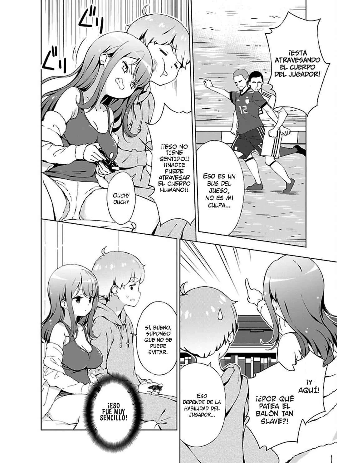 Onee-chan wa Game wo Suruto Hito ga Kawaru Onee-chan Capítulo 1: Mi onechan cambió su personalidad con un juego de fútbol. - Page 7