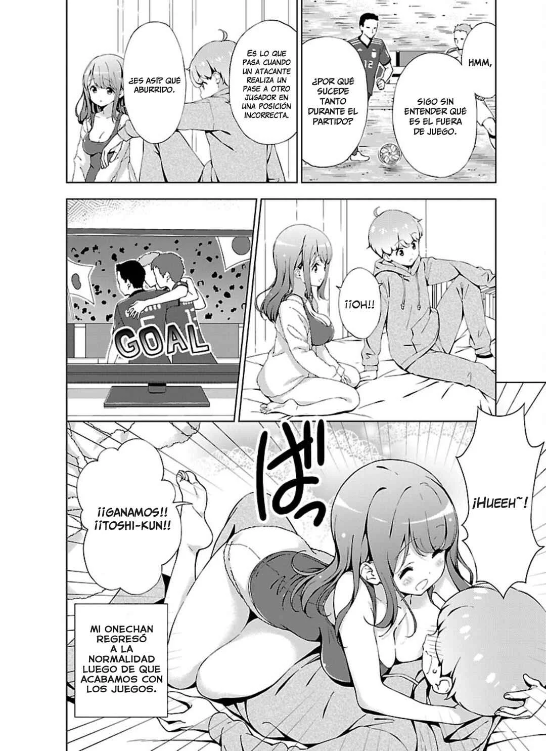 Onee-chan wa Game wo Suruto Hito ga Kawaru Onee-chan Capítulo 1: Mi onechan cambió su personalidad con un juego de fútbol. - Page 15