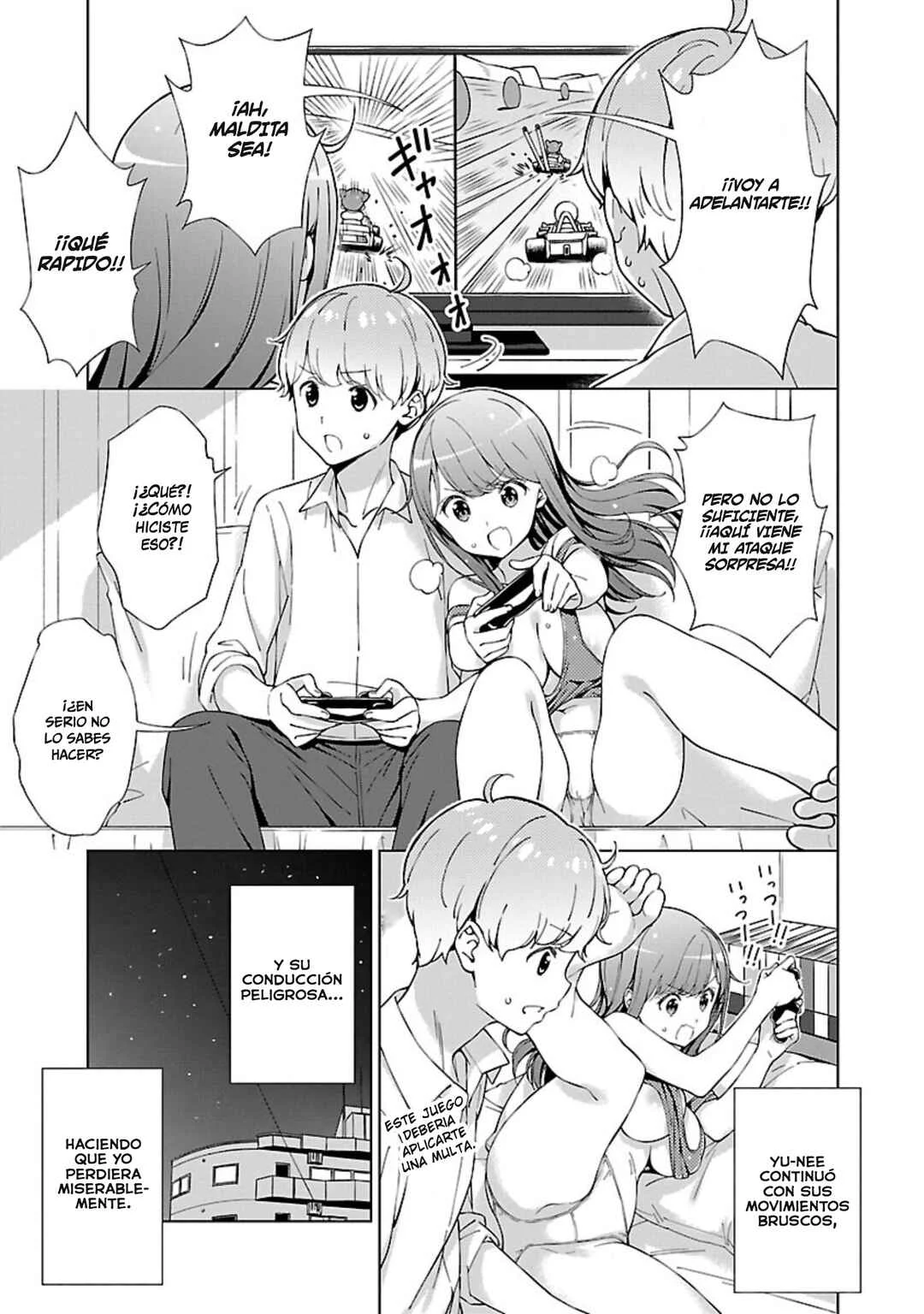 Onee-chan wa Game wo Suruto Hito ga Kawaru Onee-chan Capítulo 2: Onechan es una conductora agresiva - Page 7