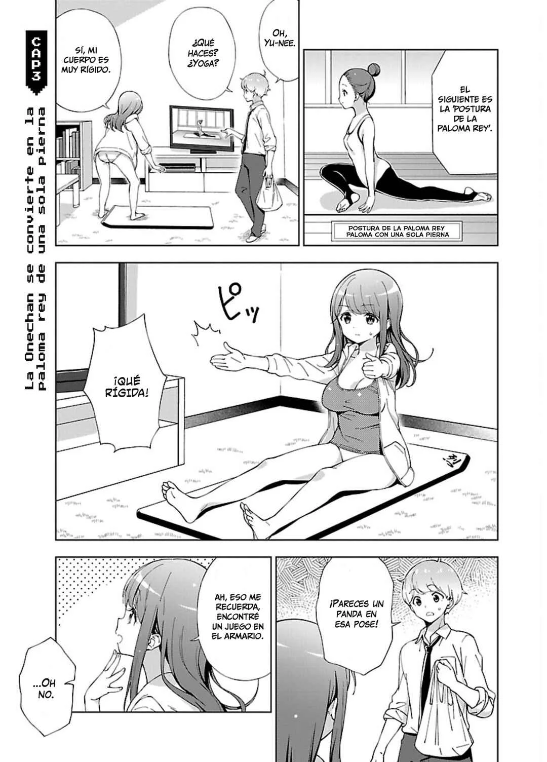 Onee-chan wa Game wo Suruto Hito ga Kawaru Onee-chan Capítulo 3: La onechan se convierte en la paloma rey de una sola pierna - Page 1