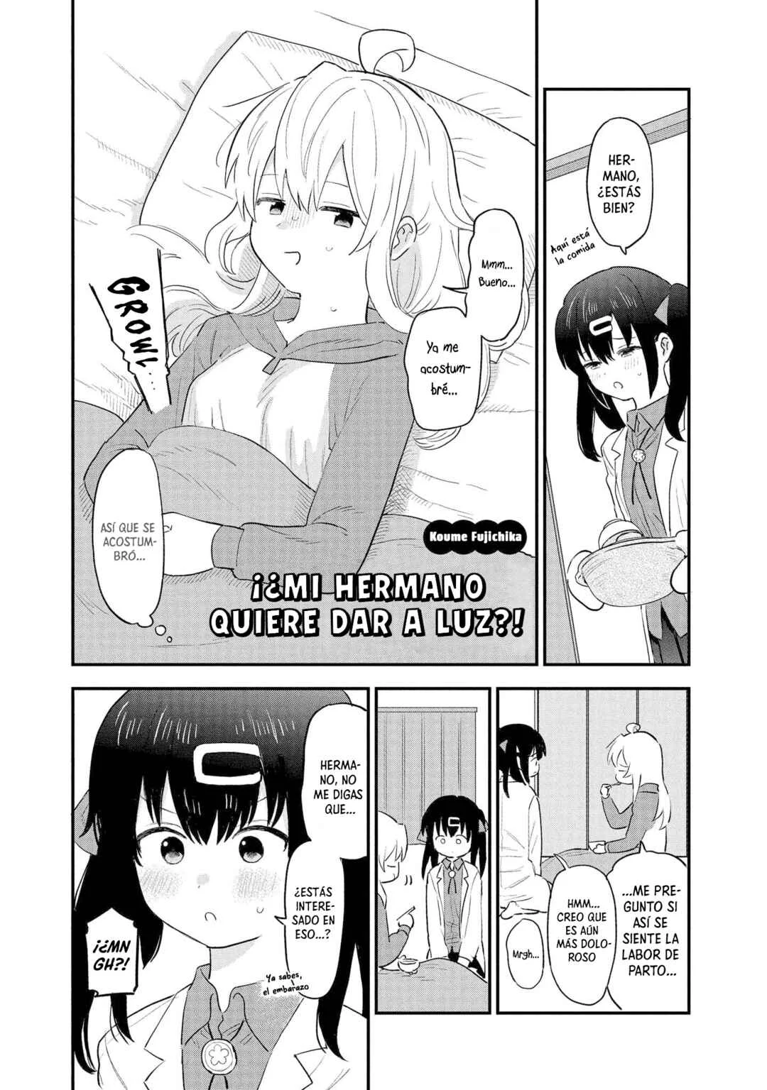 Onii-chan wa Oshimai! Koushiki Anthology Comic Capítulo 2: ¡¿Mi hermano quiere dar a luz?! - Page 2