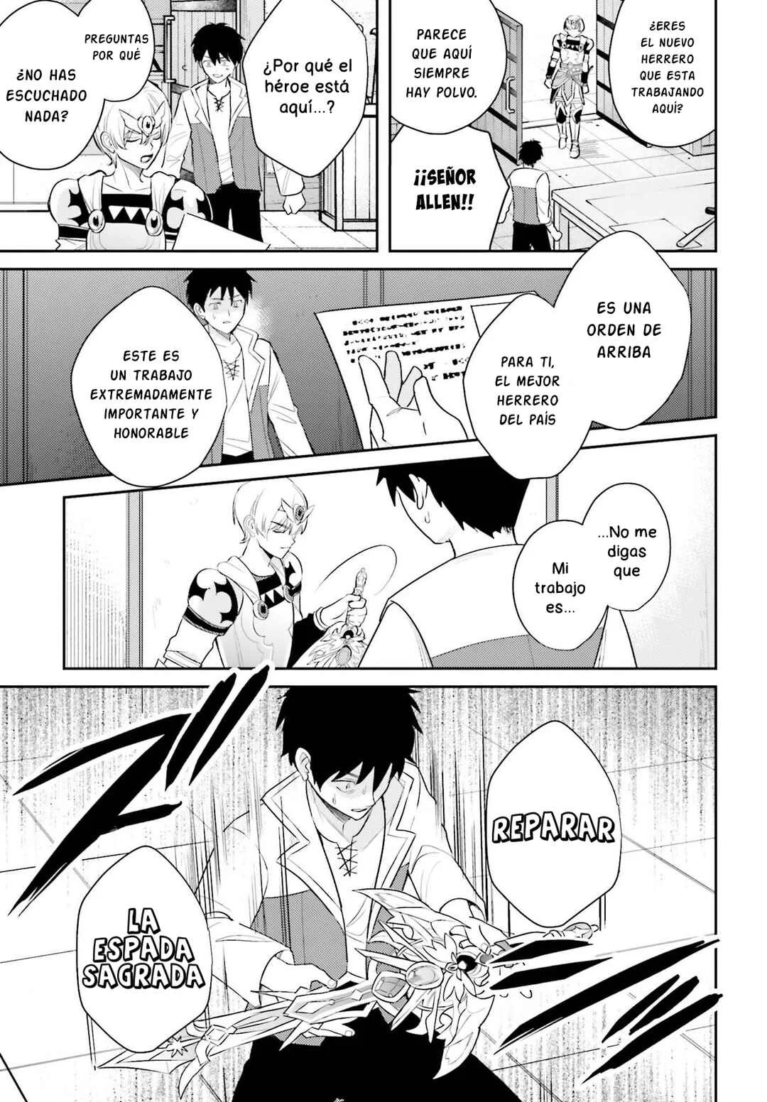Onna Kajishi wa Ohitoyoshi Guild ni Hirowaremashita ~Shintenchi de Ganbaru Kajishi Seikatsu~ Capítulo 1 - Page 4