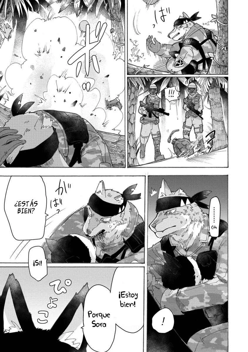 Ookami no Ko Sora wa Senjou ni iru Capítulo 1: Niña lobo - Page 7