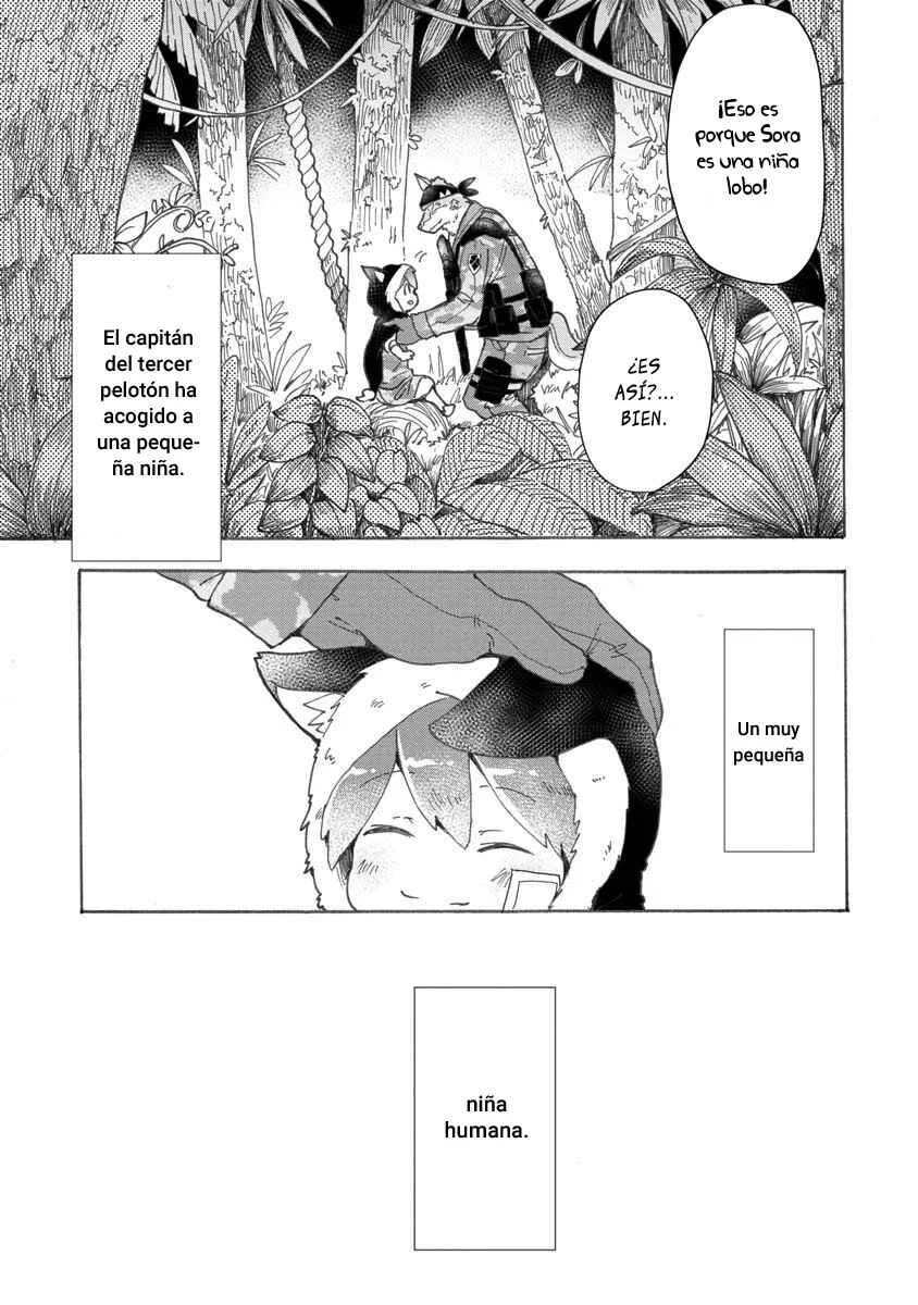 Ookami no Ko Sora wa Senjou ni iru Capítulo 1: Niña lobo - Page 30