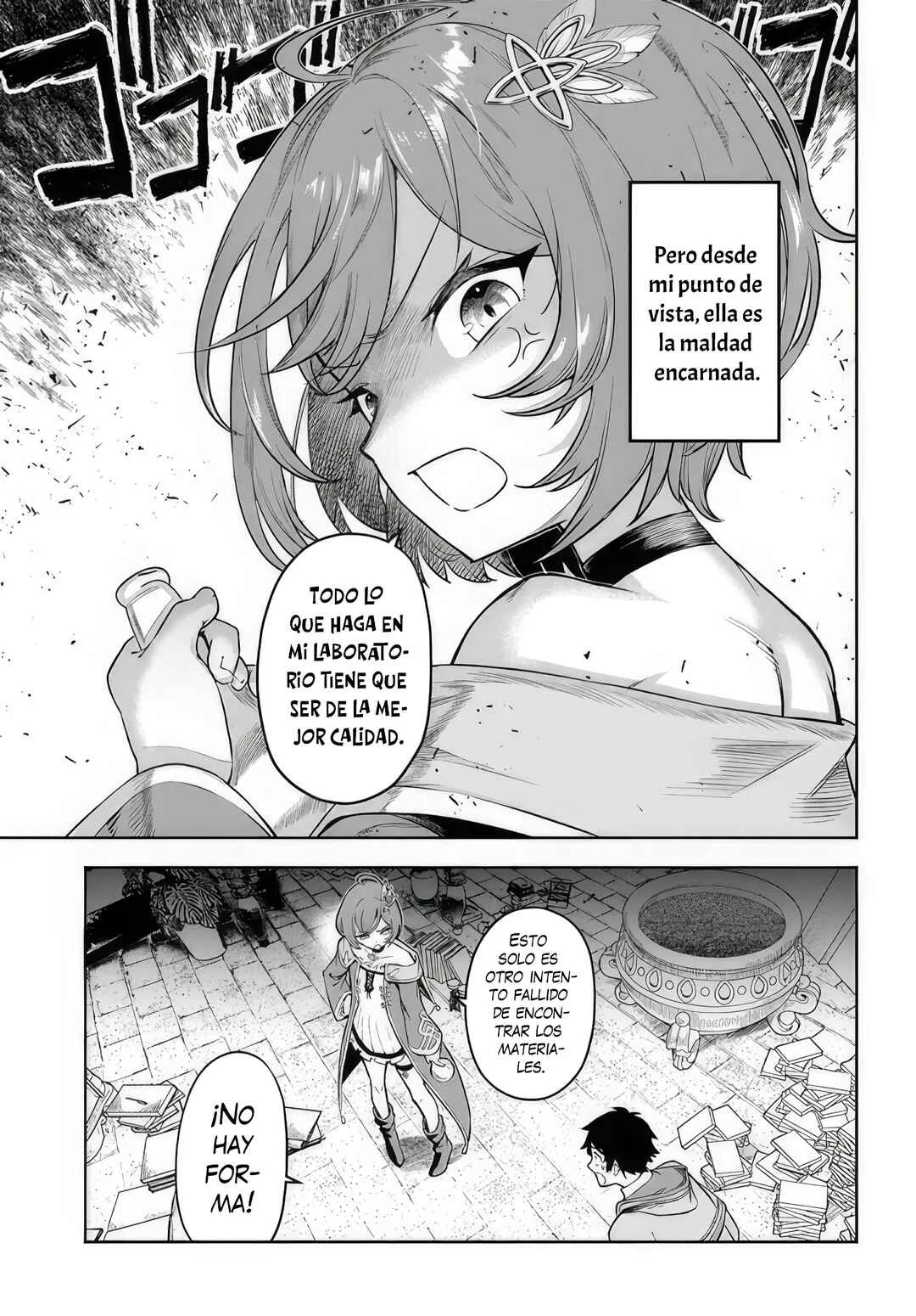 Ore Igai Dare mo Saishu Dekinai Sozai na no ni "Sozai Saishuritsu ga Hikui" to Pawahara suru Osananajimi Renkinjutsushi to Zetsuen shita Senzoku Madoushi, Henkyou no Machi de Slow Life wo Okuritai. Capítulo 1: Una Genio Alquimista y Un Asistente Incompetente - Page 3