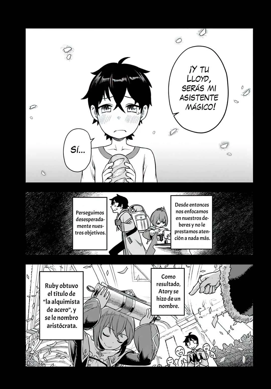 Ore Igai Dare mo Saishu Dekinai Sozai na no ni "Sozai Saishuritsu ga Hikui" to Pawahara suru Osananajimi Renkinjutsushi to Zetsuen shita Senzoku Madoushi, Henkyou no Machi de Slow Life wo Okuritai. Capítulo 1: Una Genio Alquimista y Un Asistente Incompetente - Page 17