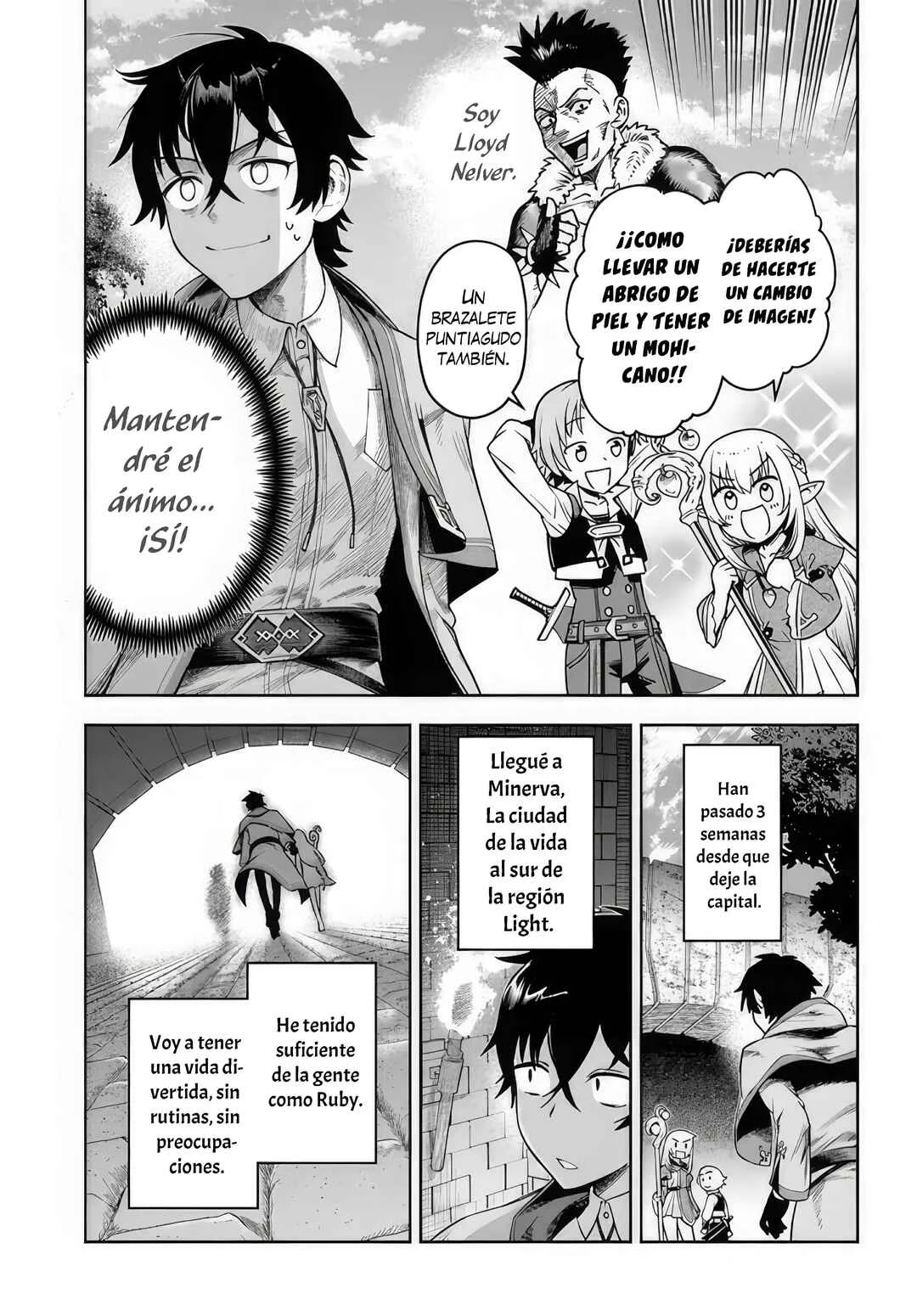 Ore Igai Dare mo Saishu Dekinai Sozai na no ni "Sozai Saishuritsu ga Hikui" to Pawahara suru Osananajimi Renkinjutsushi to Zetsuen shita Senzoku Madoushi, Henkyou no Machi de Slow Life wo Okuritai. Capítulo 1: Una Genio Alquimista y Un Asistente Incompetente - Page 34