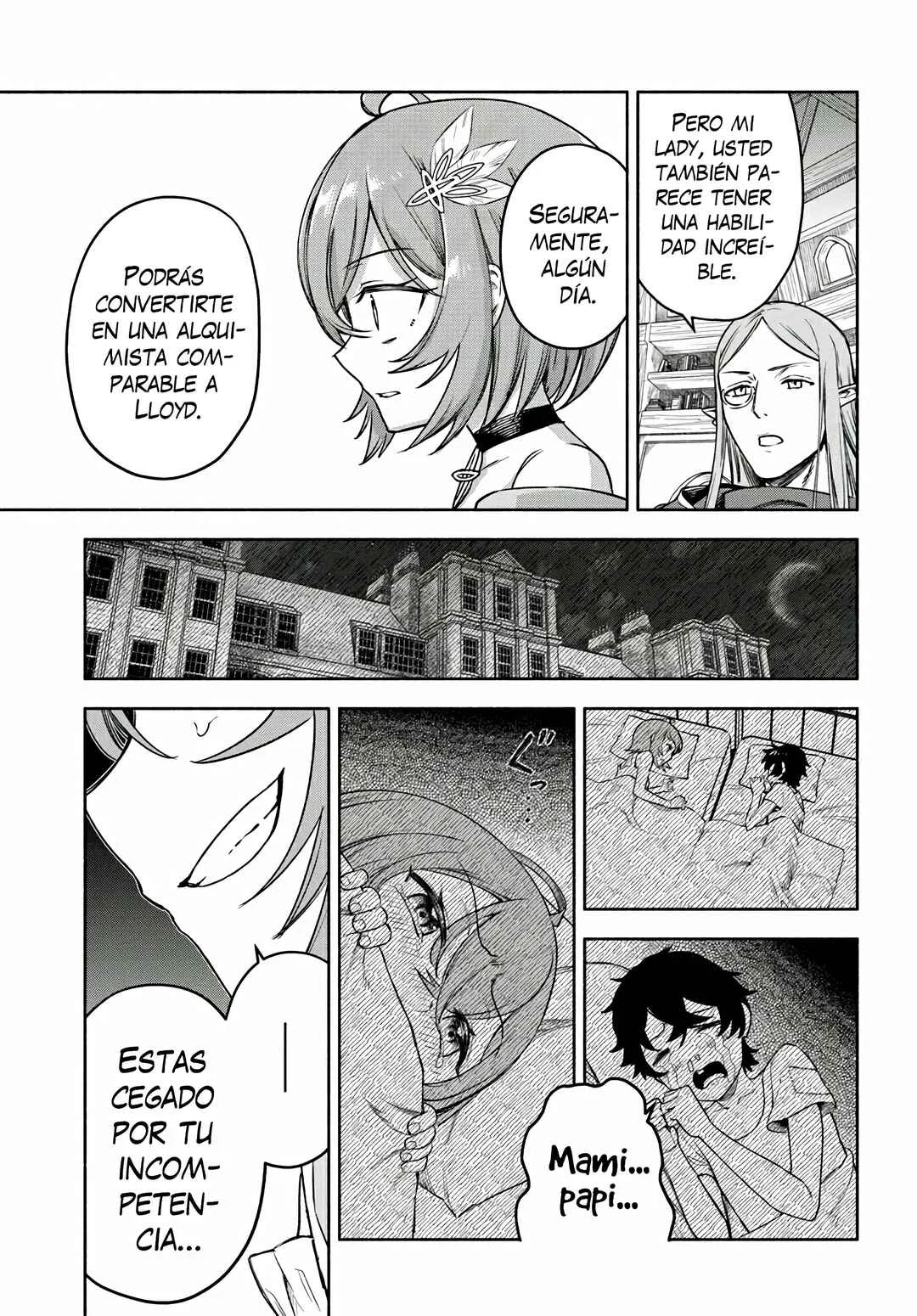Ore Igai Dare mo Saishu Dekinai Sozai na no ni "Sozai Saishuritsu ga Hikui" to Pawahara suru Osananajimi Renkinjutsushi to Zetsuen shita Senzoku Madoushi, Henkyou no Machi de Slow Life wo Okuritai. Capítulo 10: Honor Ganado, Honor Perdido - Page 21