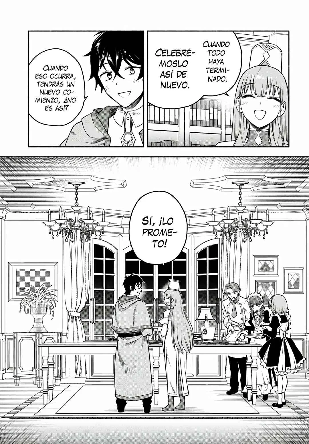Ore Igai Dare mo Saishu Dekinai Sozai na no ni "Sozai Saishuritsu ga Hikui" to Pawahara suru Osananajimi Renkinjutsushi to Zetsuen shita Senzoku Madoushi, Henkyou no Machi de Slow Life wo Okuritai. Capítulo 11: Promesa - Page 18