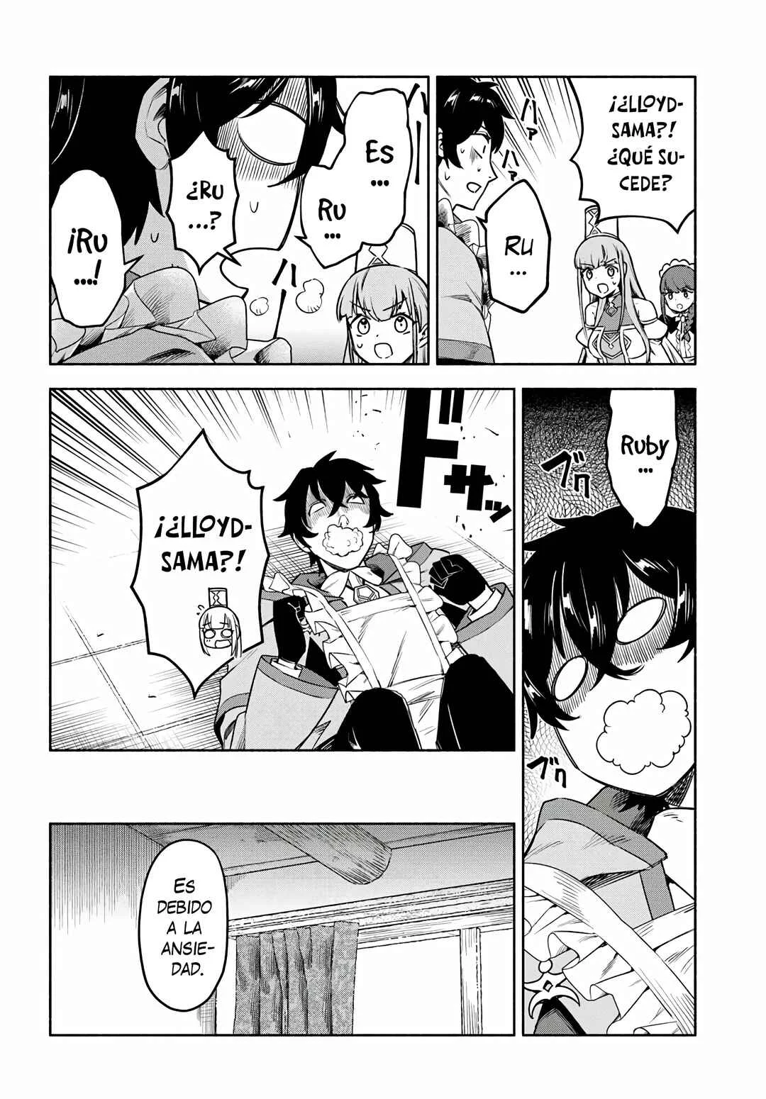 Ore Igai Dare mo Saishu Dekinai Sozai na no ni "Sozai Saishuritsu ga Hikui" to Pawahara suru Osananajimi Renkinjutsushi to Zetsuen shita Senzoku Madoushi, Henkyou no Machi de Slow Life wo Okuritai. Capítulo 12: ¡Ayuda! - Page 4
