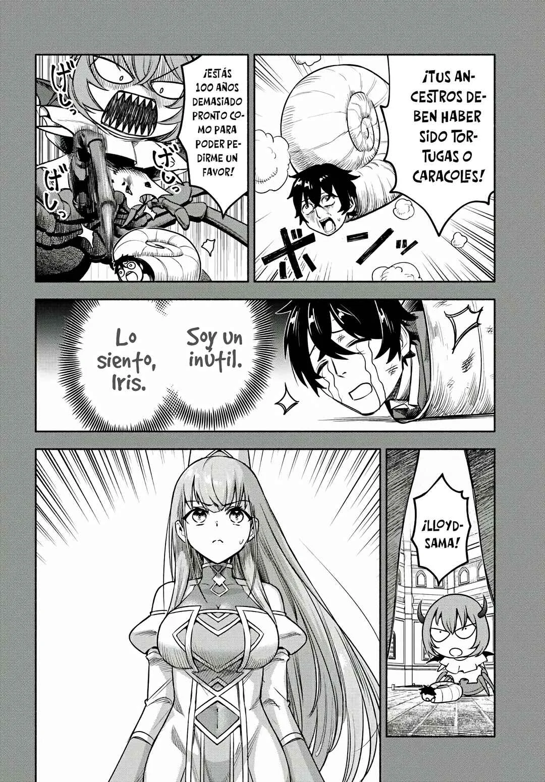 Ore Igai Dare mo Saishu Dekinai Sozai na no ni "Sozai Saishuritsu ga Hikui" to Pawahara suru Osananajimi Renkinjutsushi to Zetsuen shita Senzoku Madoushi, Henkyou no Machi de Slow Life wo Okuritai. Capítulo 12: ¡Ayuda! - Page 8